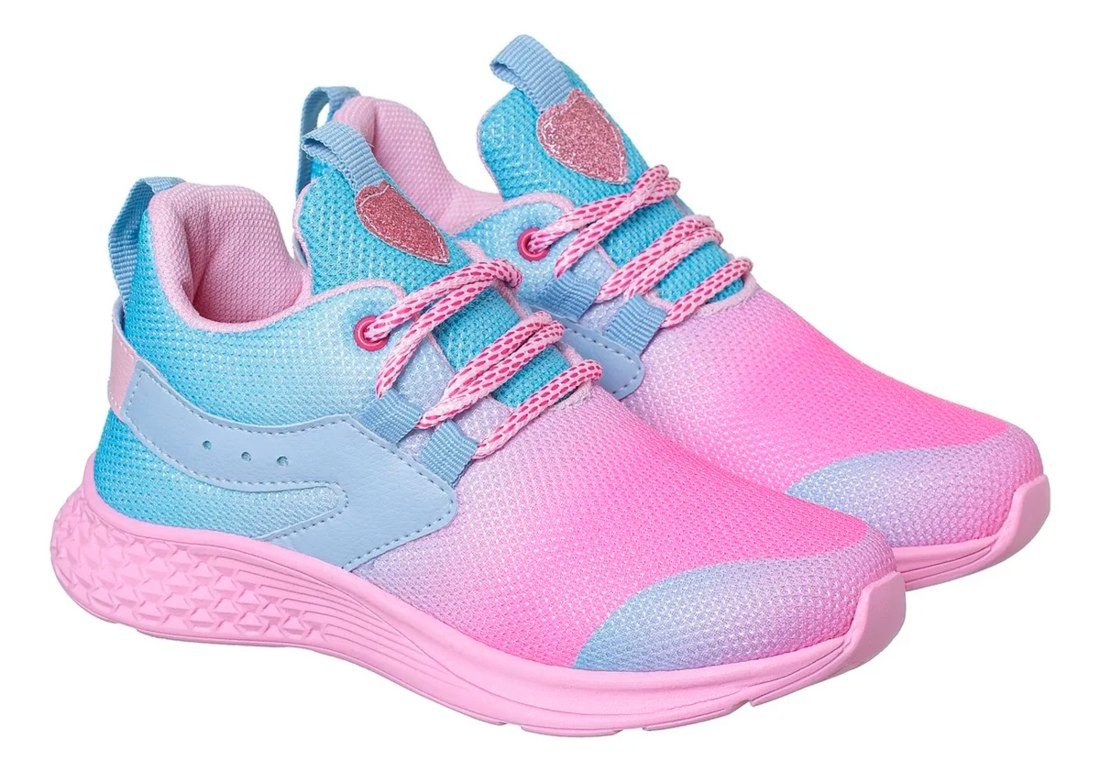 Infantil – Tenis Menina Colorido Confortável Fashion Blogueirinha