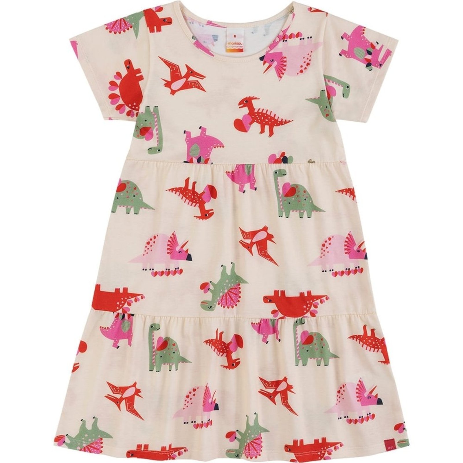 Infantil - Vestido Curto Estampado Menina Marisol