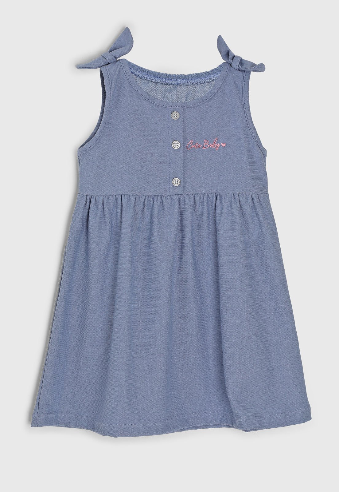 Vista 2 Vestido Kamylus Laços azul Kamylus azul