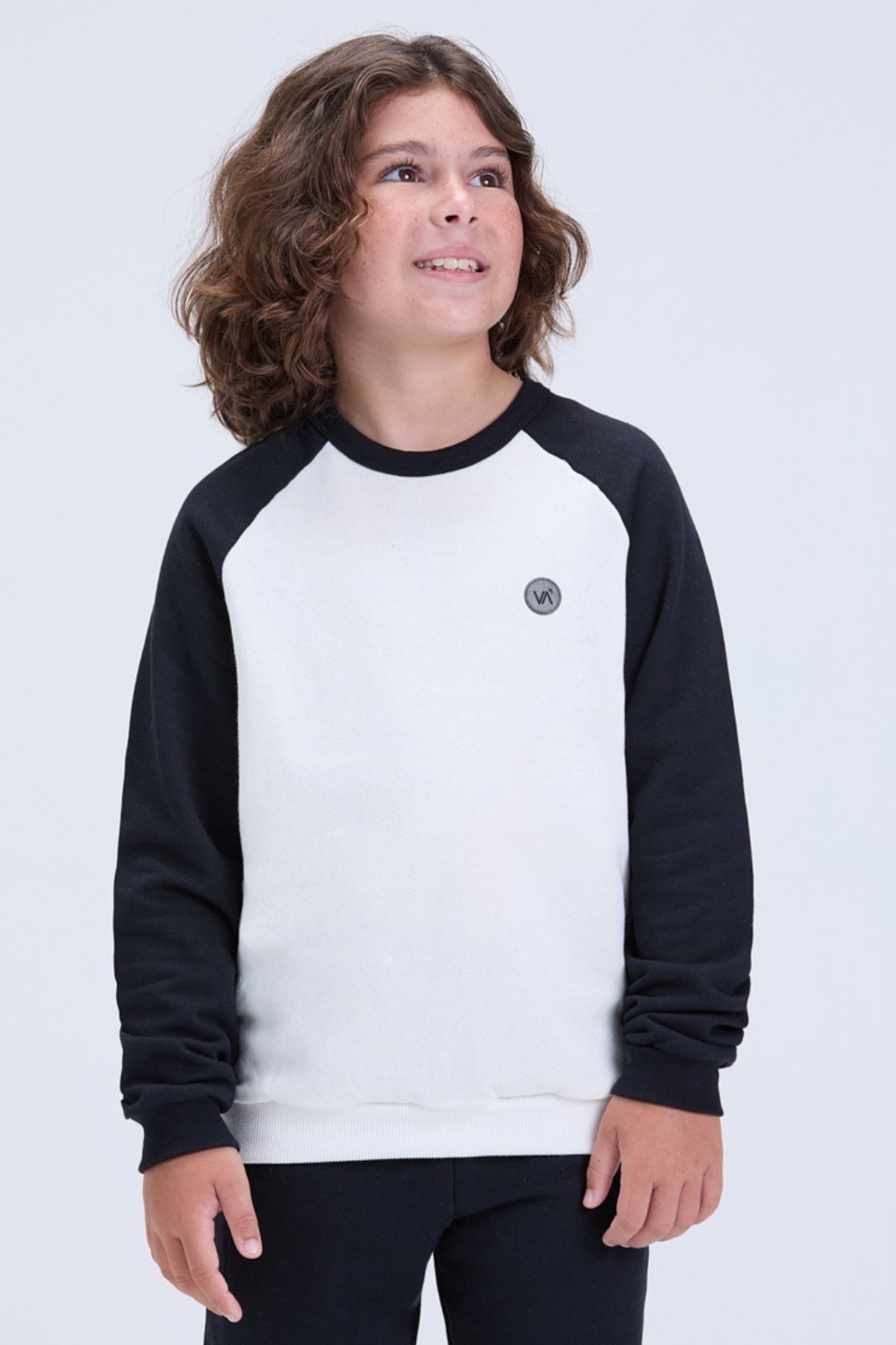 Vista 3 Infantil - Conjunto de Inverno Masculino Moletom Raglan com Aplique VIDA COSTEIRA caramelo VIDA COSTEIRA caramelo