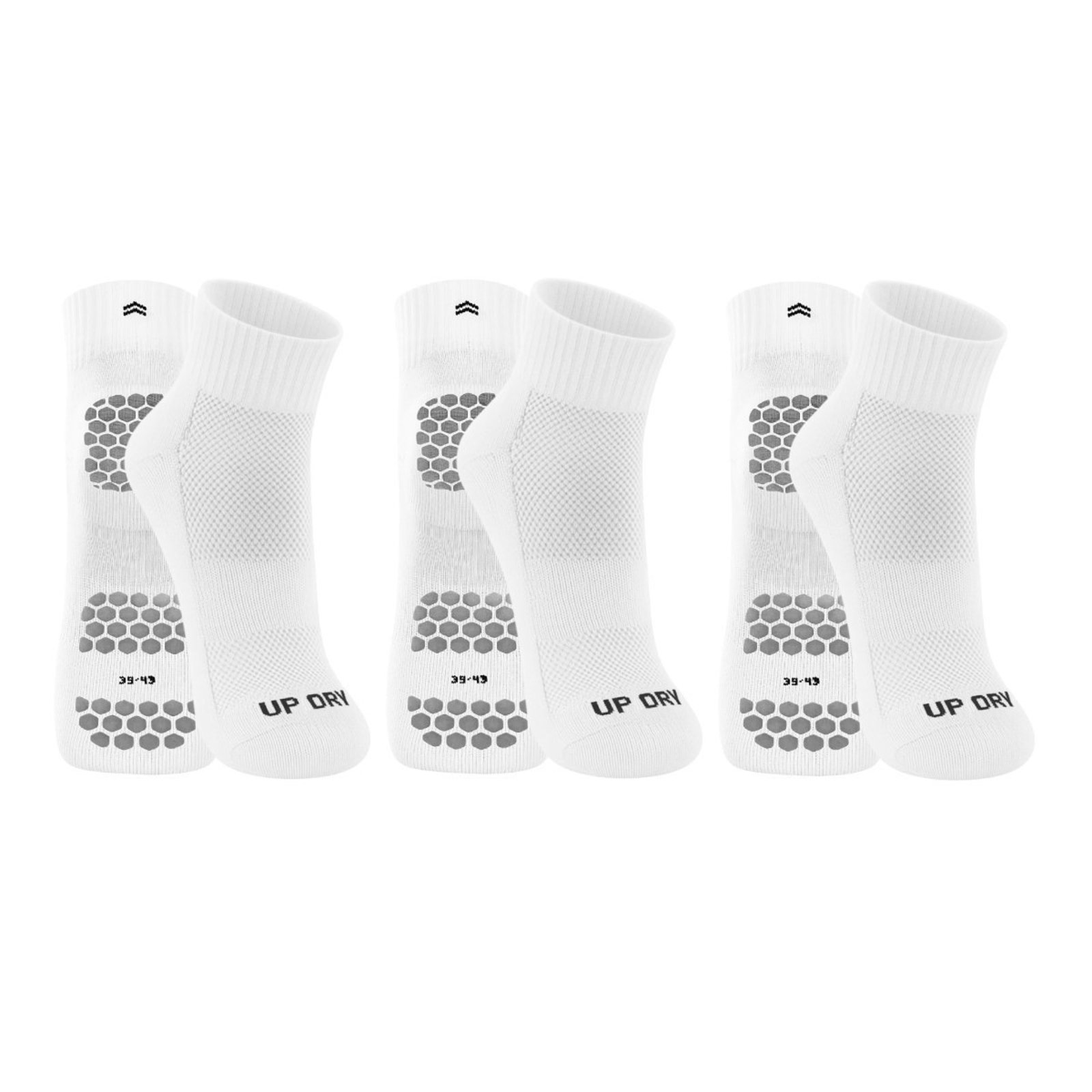 Kit 3 Pares de Meias QLC Sports Branco