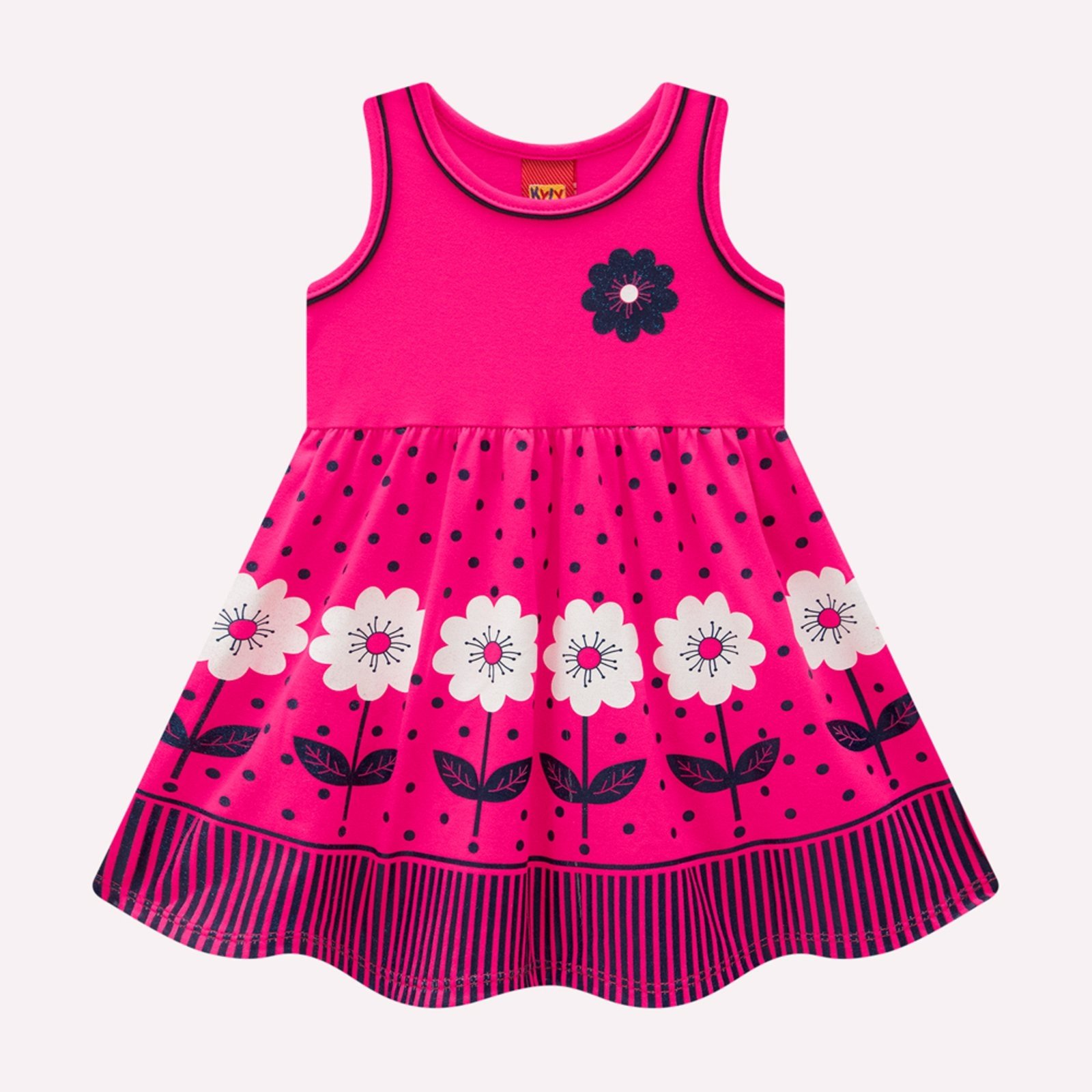 Infantil – Vestido Menina Flores Kyly