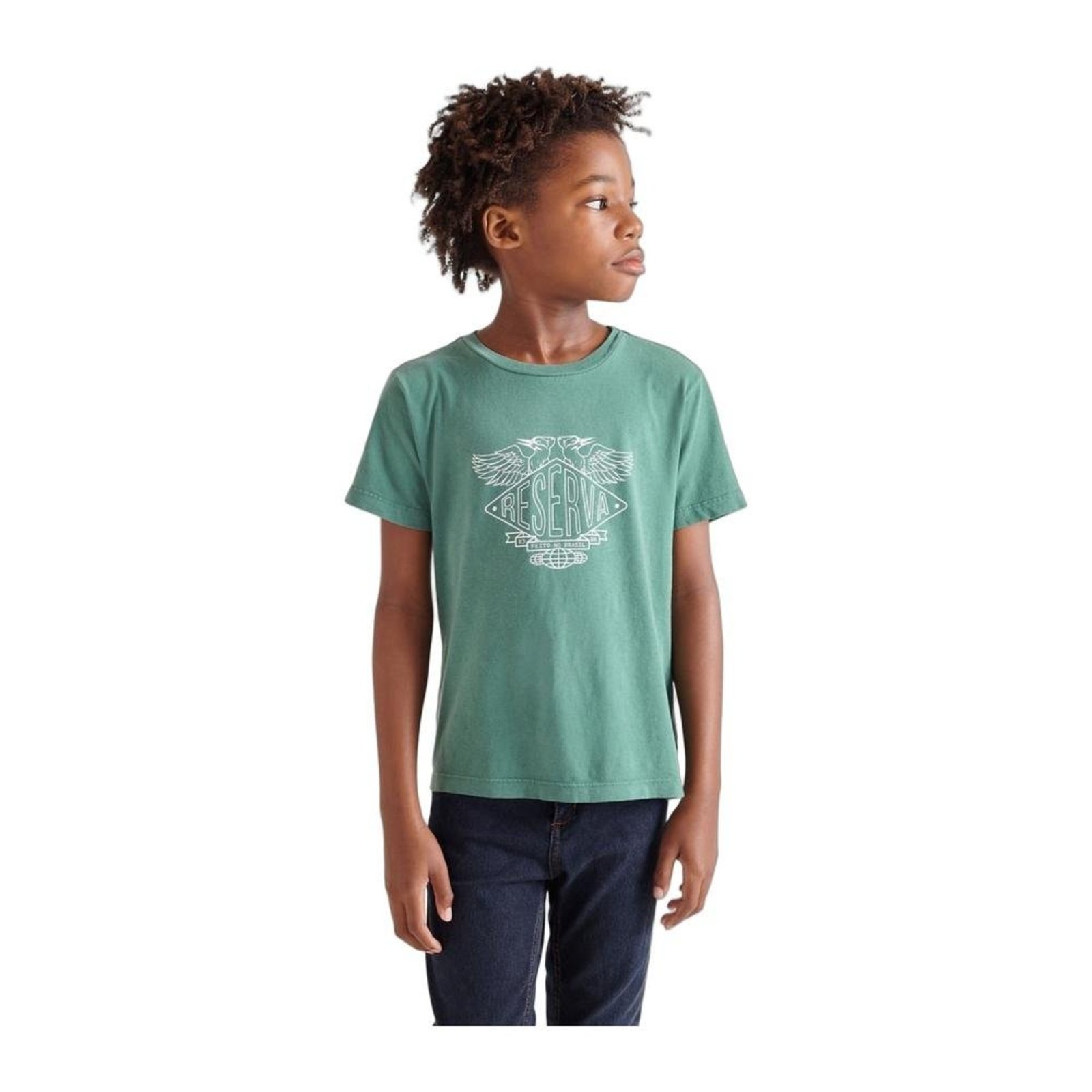 Infantil - Camiseta Mini Estampada Losango Reserva Mini