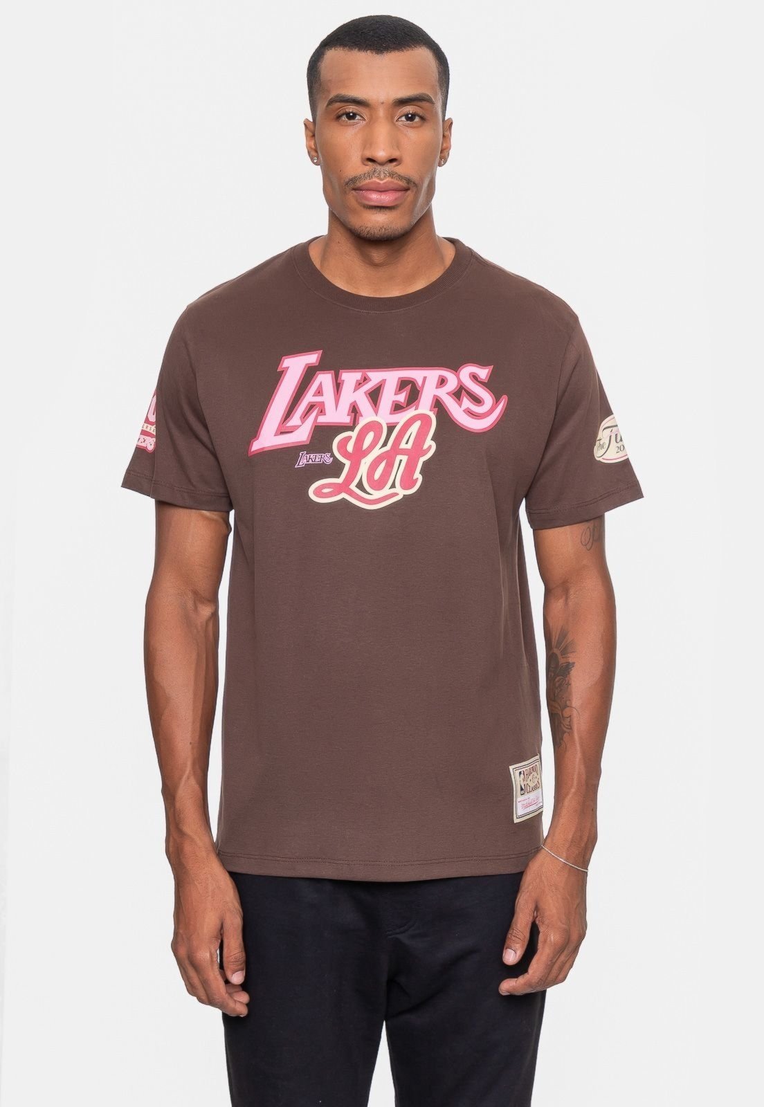 Camiseta Mitchell & Ness Masculina Sugar Bacon Marrom