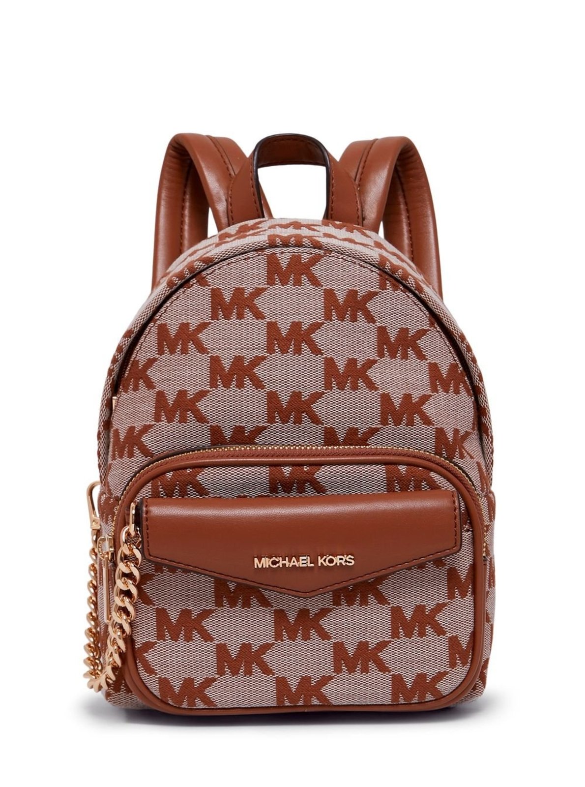 Vista 2 Mochila Maisie 2In1 Logo Pequena 35S4g5mb0j230 Michael Kors caramelo Michael Kors caramelo