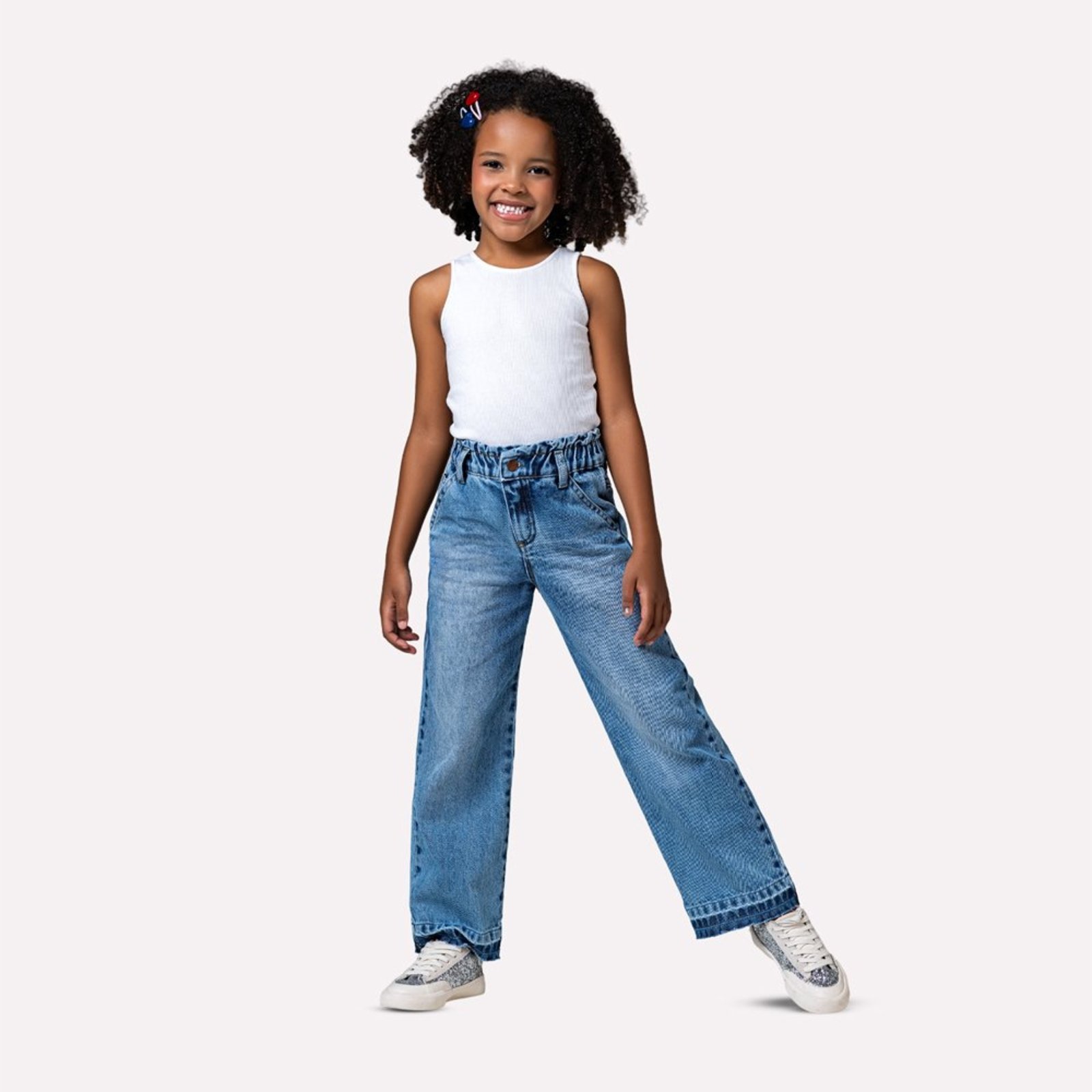 Infantil - Calça Menina Wide Leg Mania