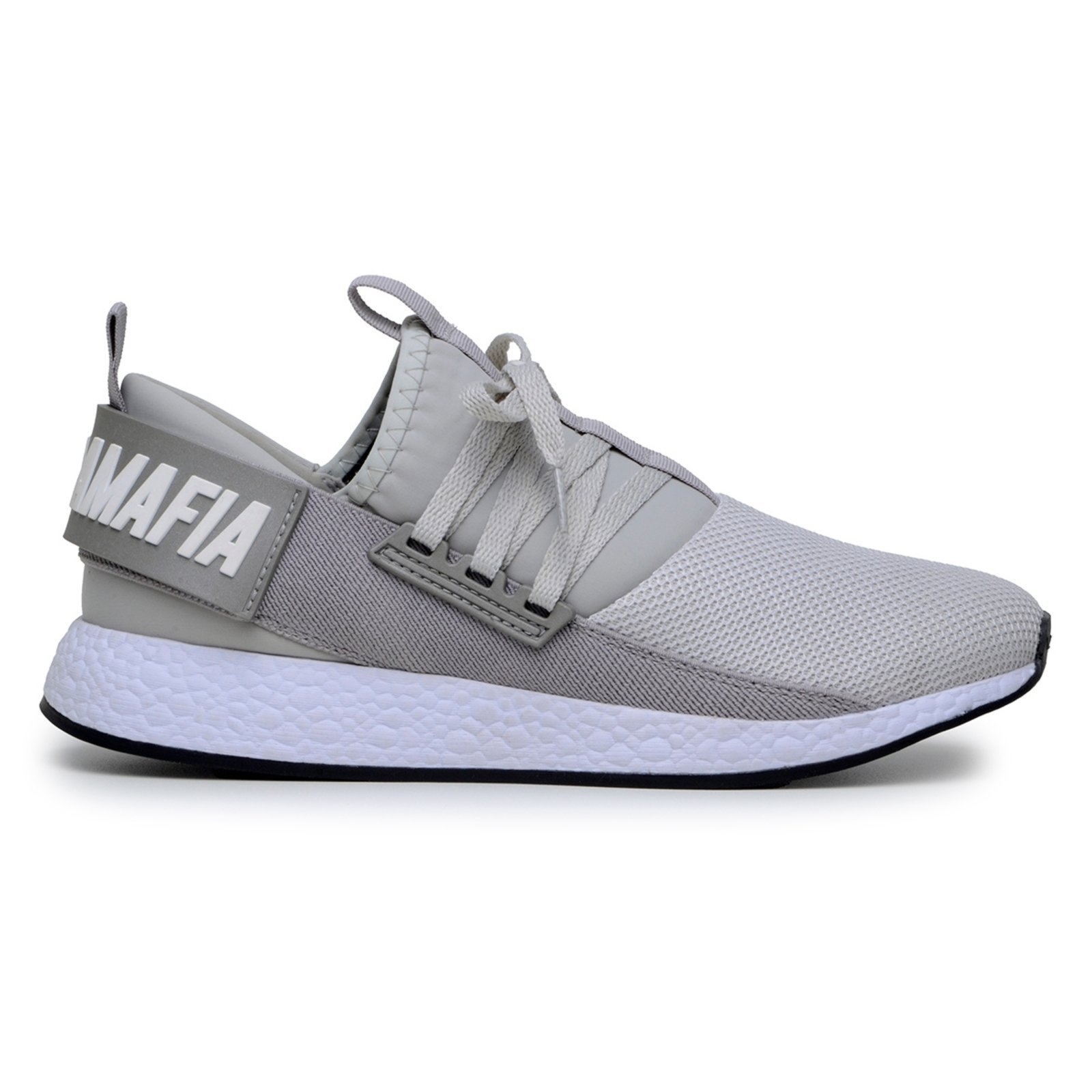 Tênis Feminino Academia Saturno Cinza Caminhada Tecido Respirável Conforto Sem Salto