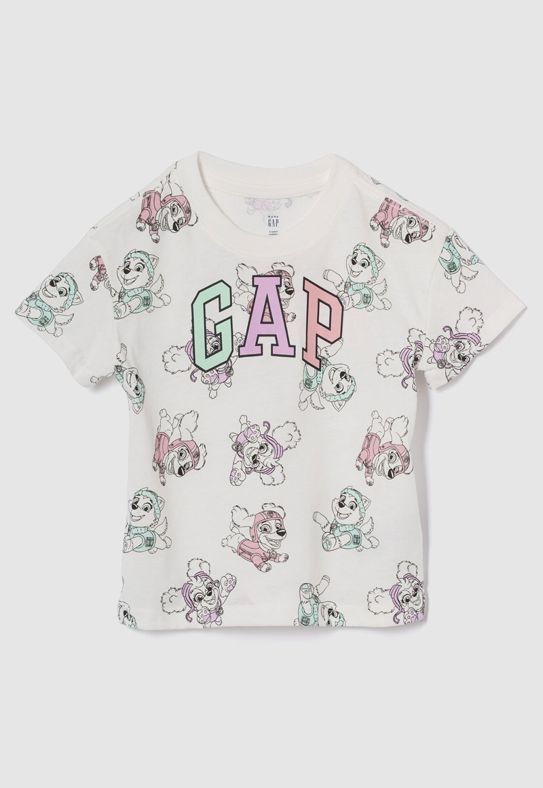 Camiseta GAP Patrulha Canina Branca