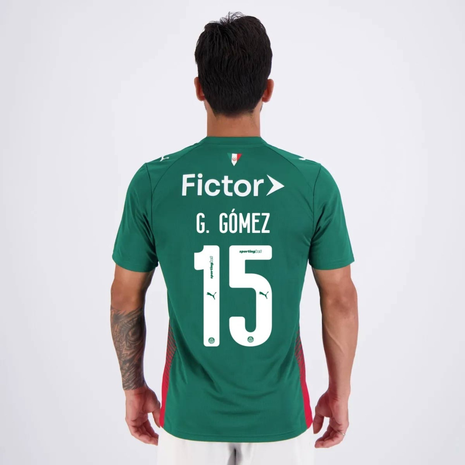 Camisa Puma Palmeiras I 2026 15 G. Gómez