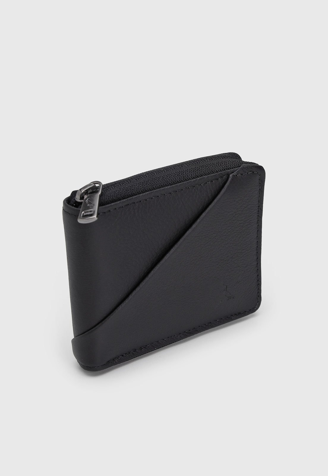 Carteira Masculina Reserva Zíper Preta