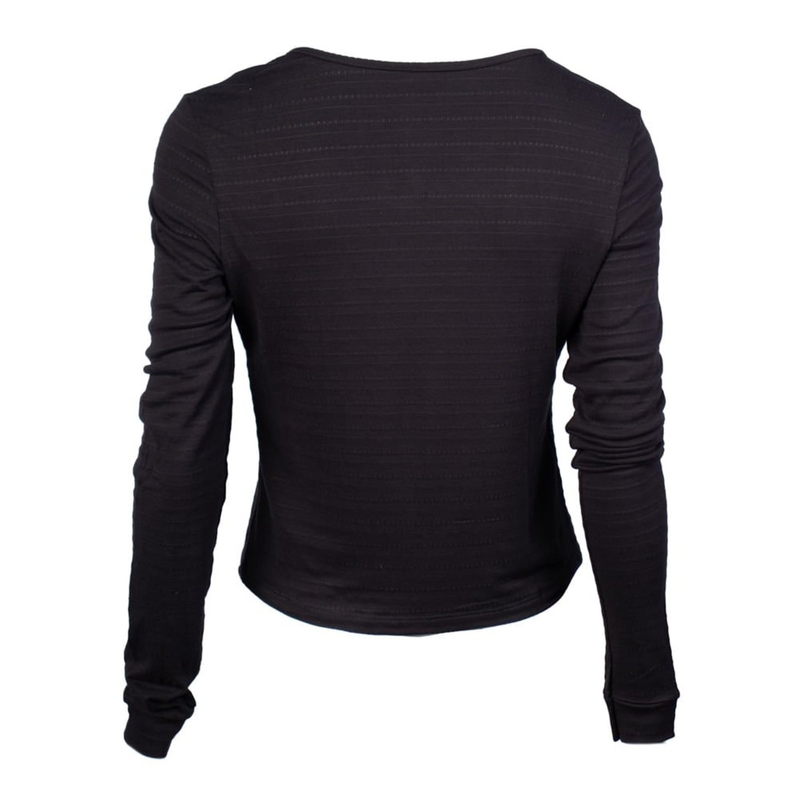 Vista 3 Blusa Feminina Habana Manga Longa preto Habana preto