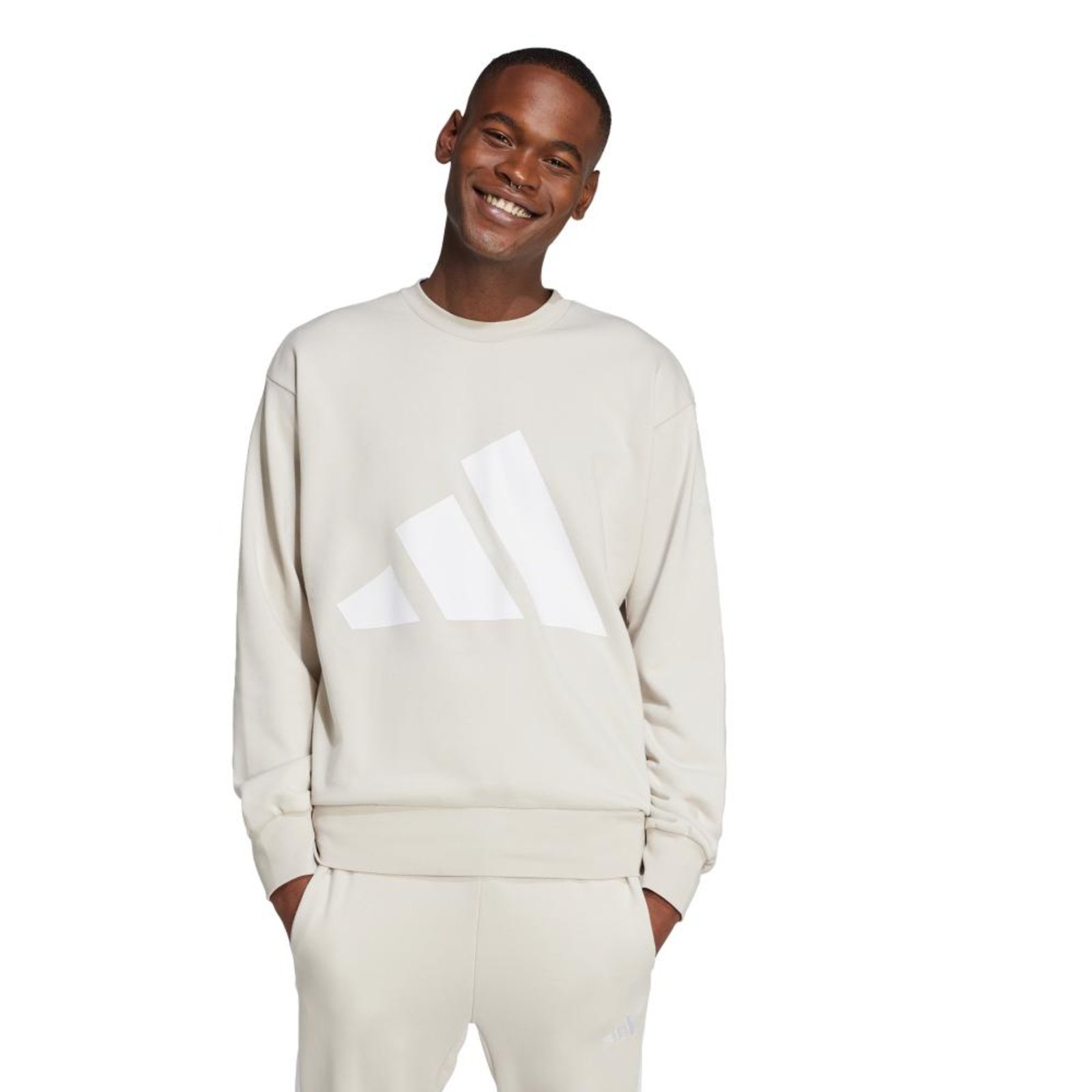 Vista 2 Moletinho Essentials Big Logo adidas Sportswear preto Adidas preto