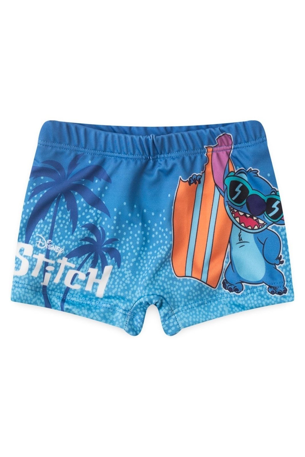 Vista 3 Sunga Disney Masculino Sublimada Stitch azul Disney azul
