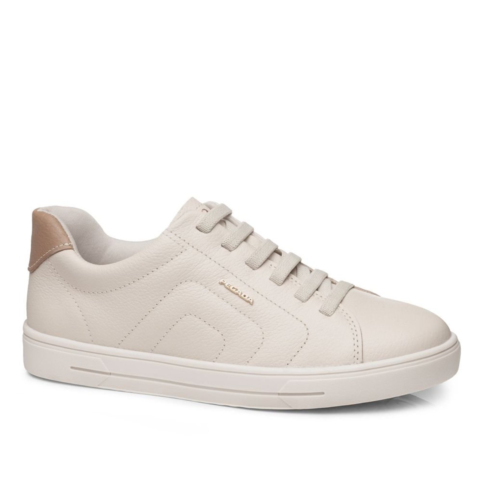 Tênis Pegada Feminino em Couro Off White 211152-02 Tênis Pegada Feminino em Couro Off White 211152-02 39