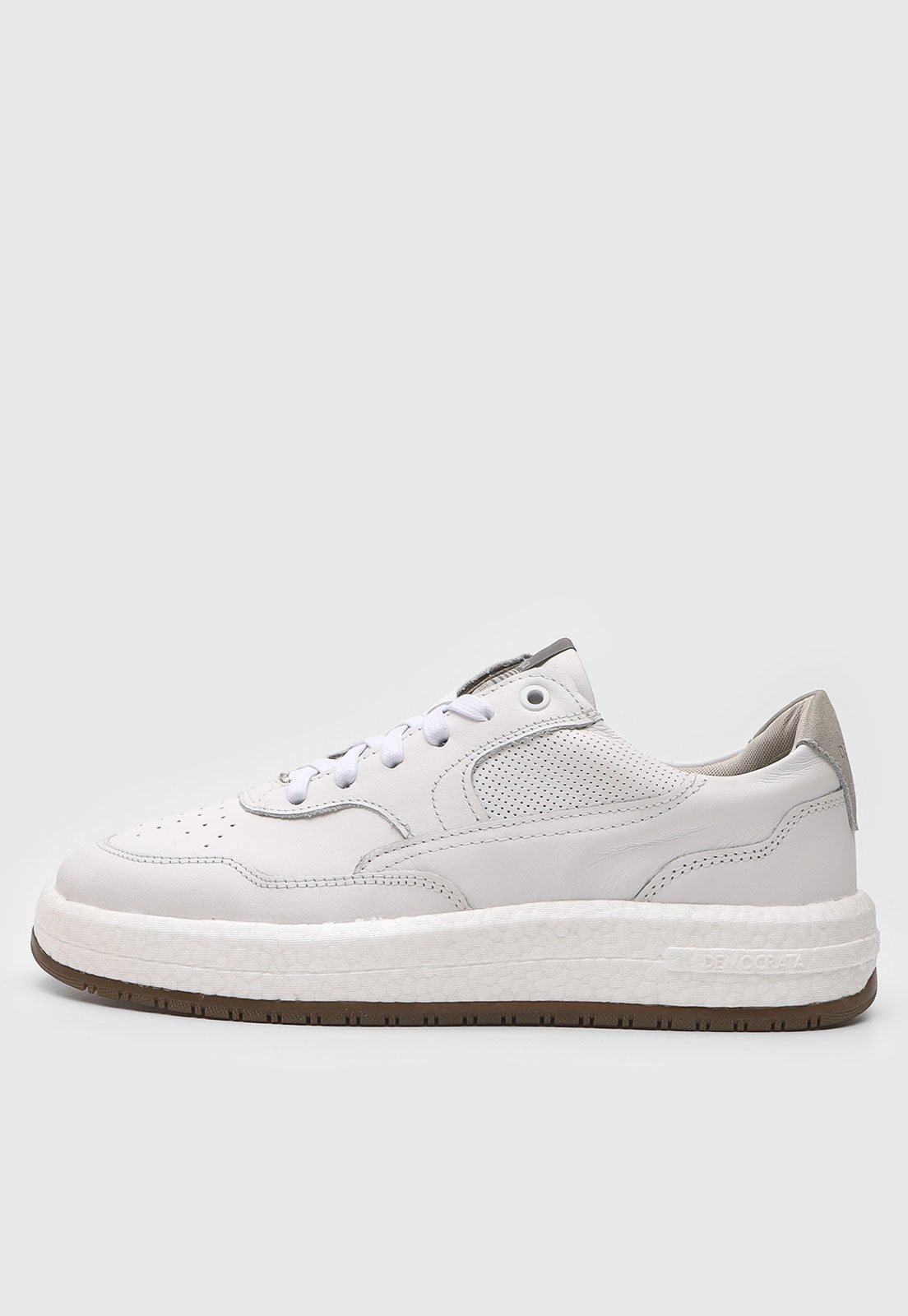 Tênis de Couro Democrata Drake Pulse Branco