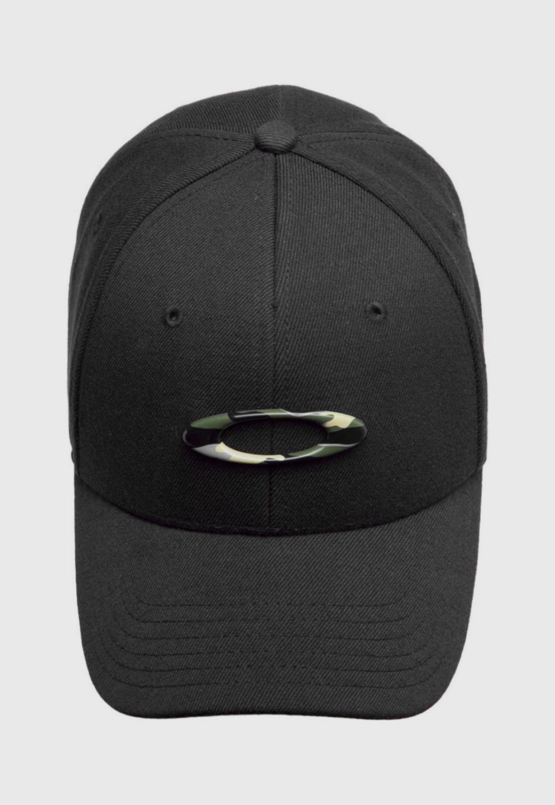 Boné Fechado Oakley Mod Tincan Aba Curva Preto