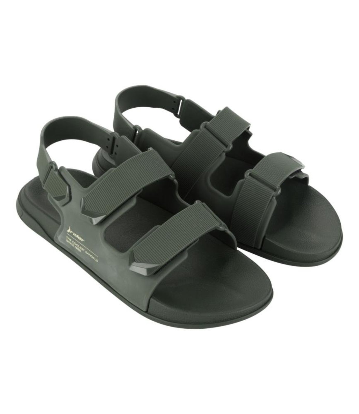 Sandália Papete Rider 2Straps Verde