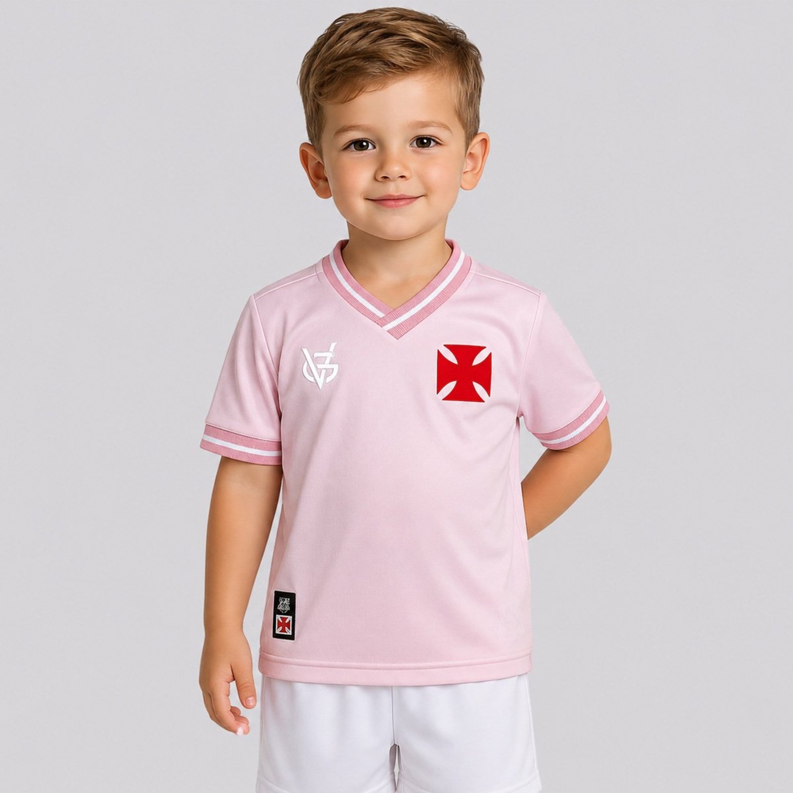 Camisa Vasco Aurora Rosa