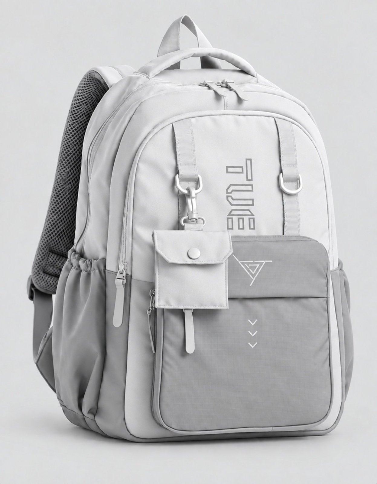 Mochila Masculina Grande Executiva Escolar Reforçada para Notebook Gelo Off
