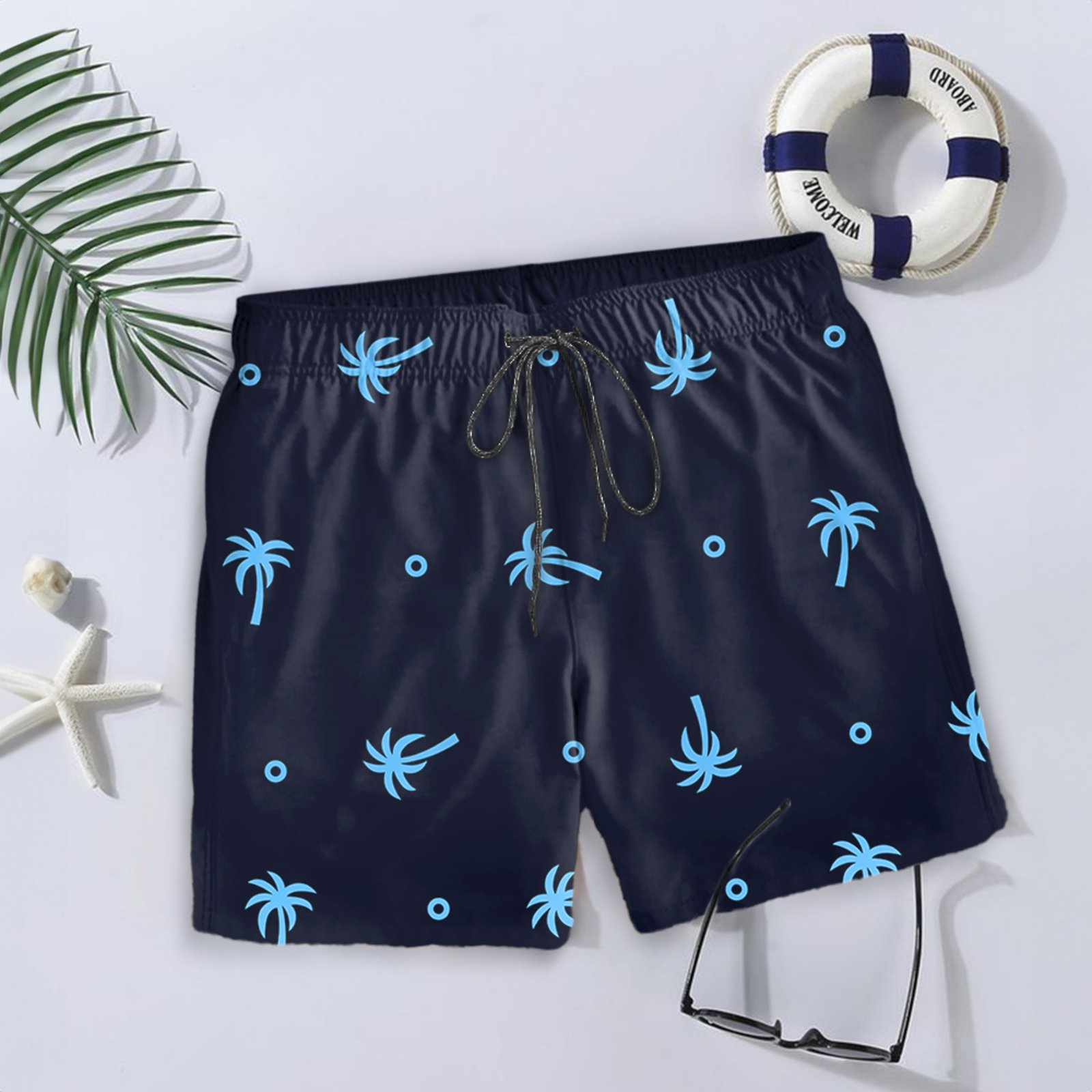 Short Masculino Tactel Estampado Moda Praia Verão