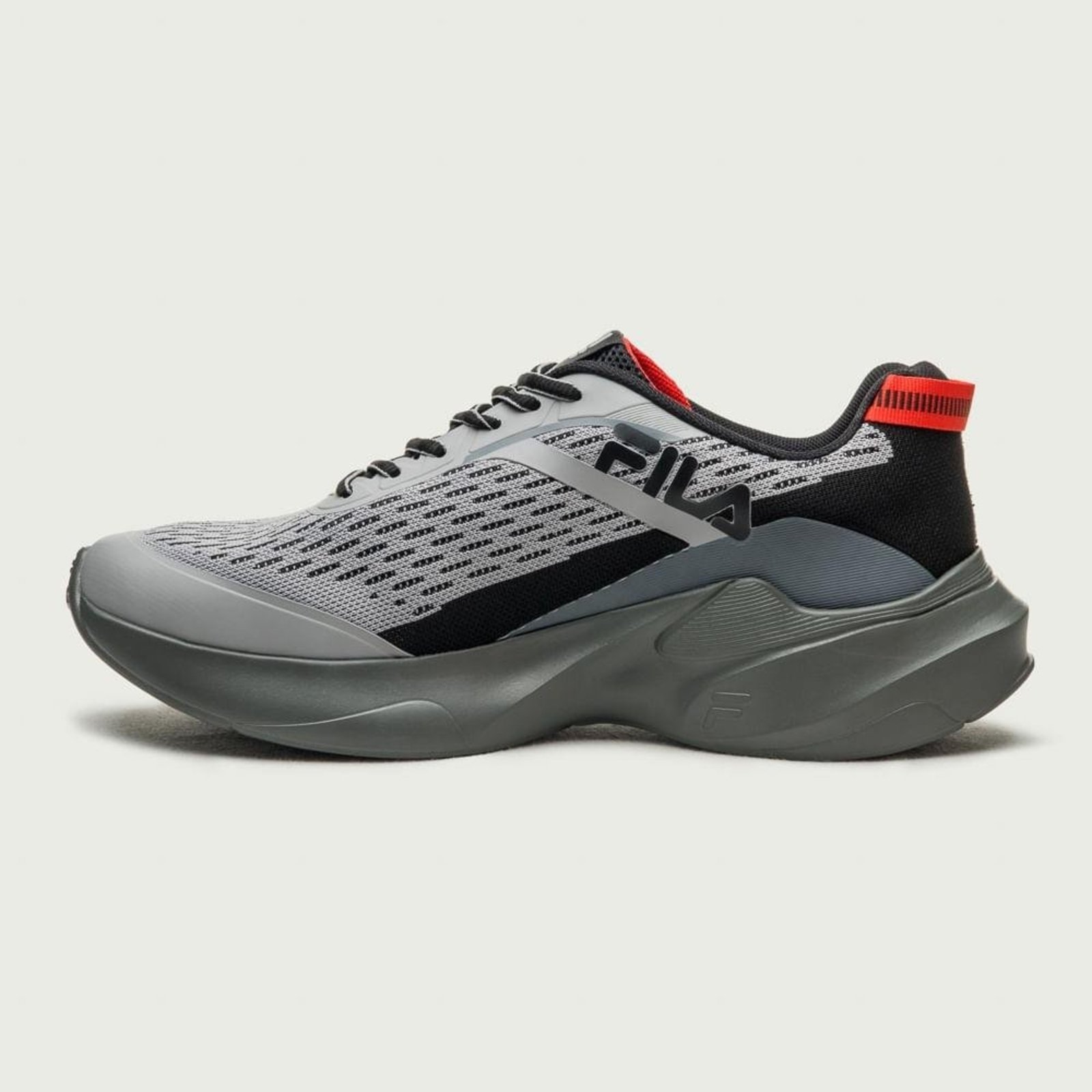 Tênis Running Masculino Fila Progress Lite 2 1404889 Cinza/Preto 39