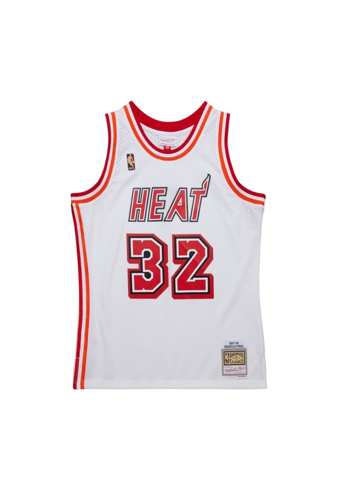 Regata Mitchell & Ness Swingman Jersey Miami Heat 2007-08 Shaquille O'Neal Branca