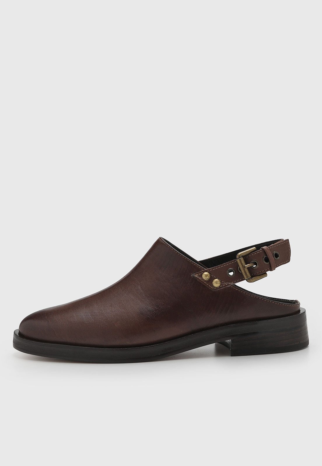 Scarpin Luiza Barcelos Couro Marrom