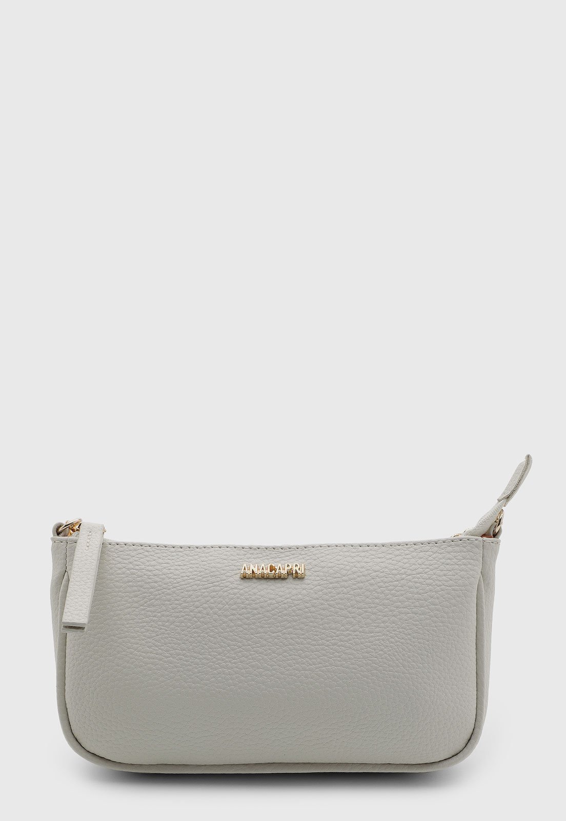 Bolsa Feminina ANACAPRI Pequena Texturizada Off-White