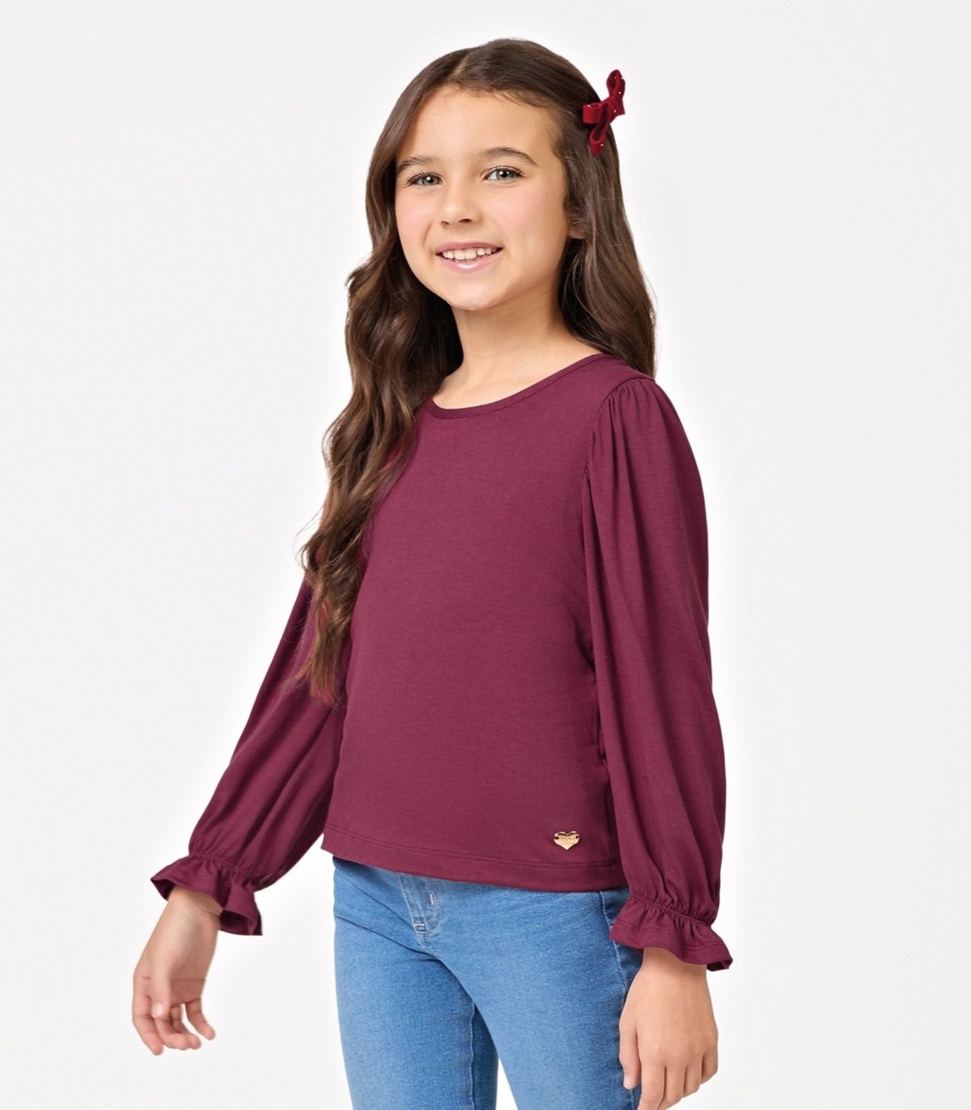 Infantil - Blusa Manga Longa Trick Nick Vermelho