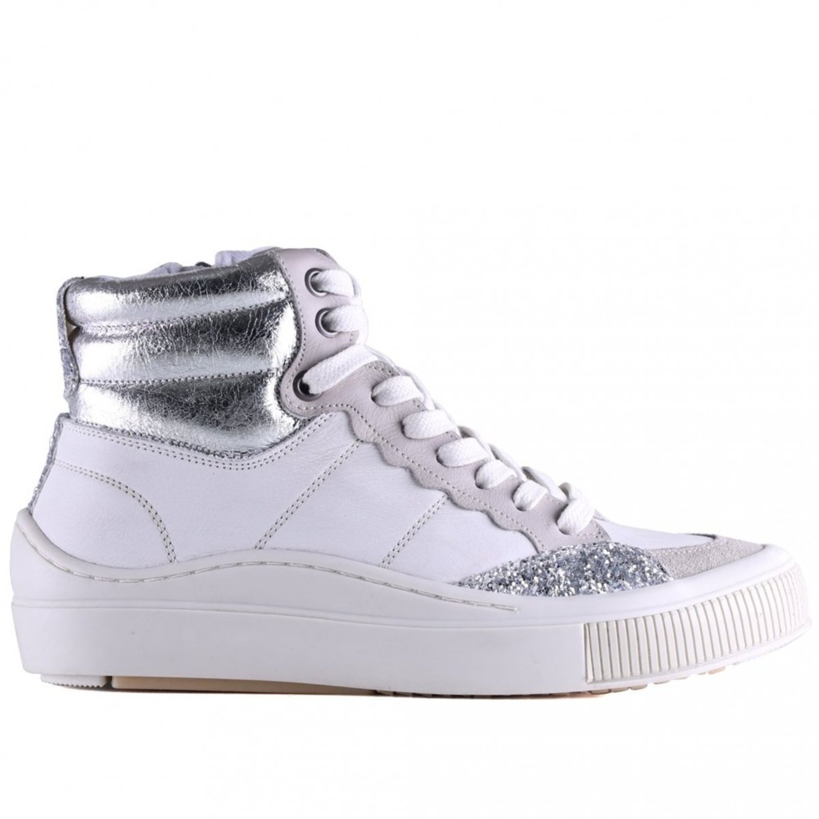Tênis Feminino Zariff Cano Alto Mon001 Zariff Cinza