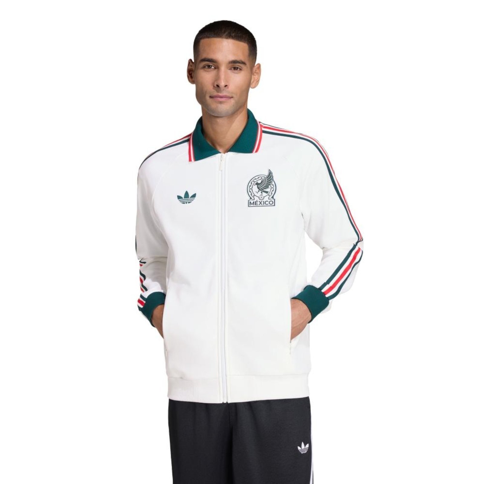 Jaqueta Hino II Seleção Nacional do México adidas Performance Branco