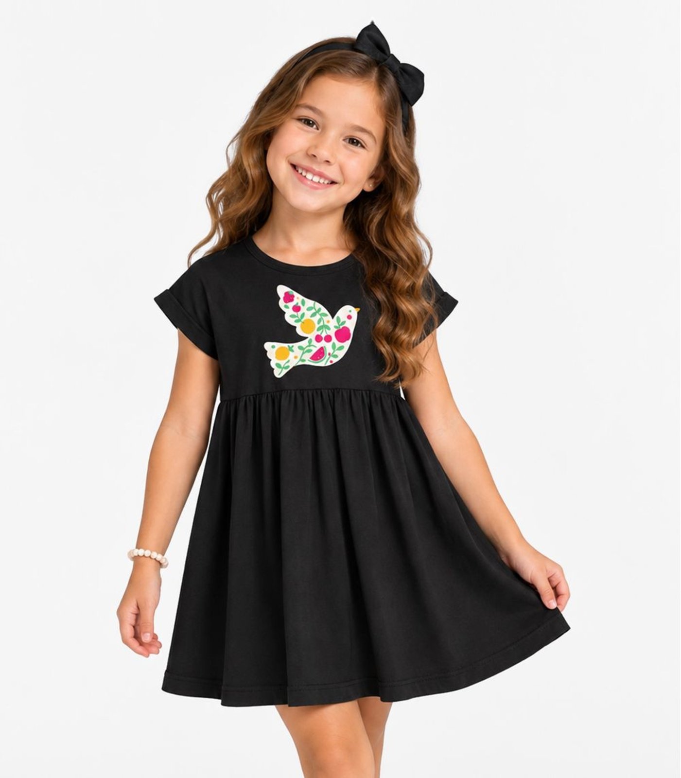 Infantil - Vestido Verão Feminino Select Preto