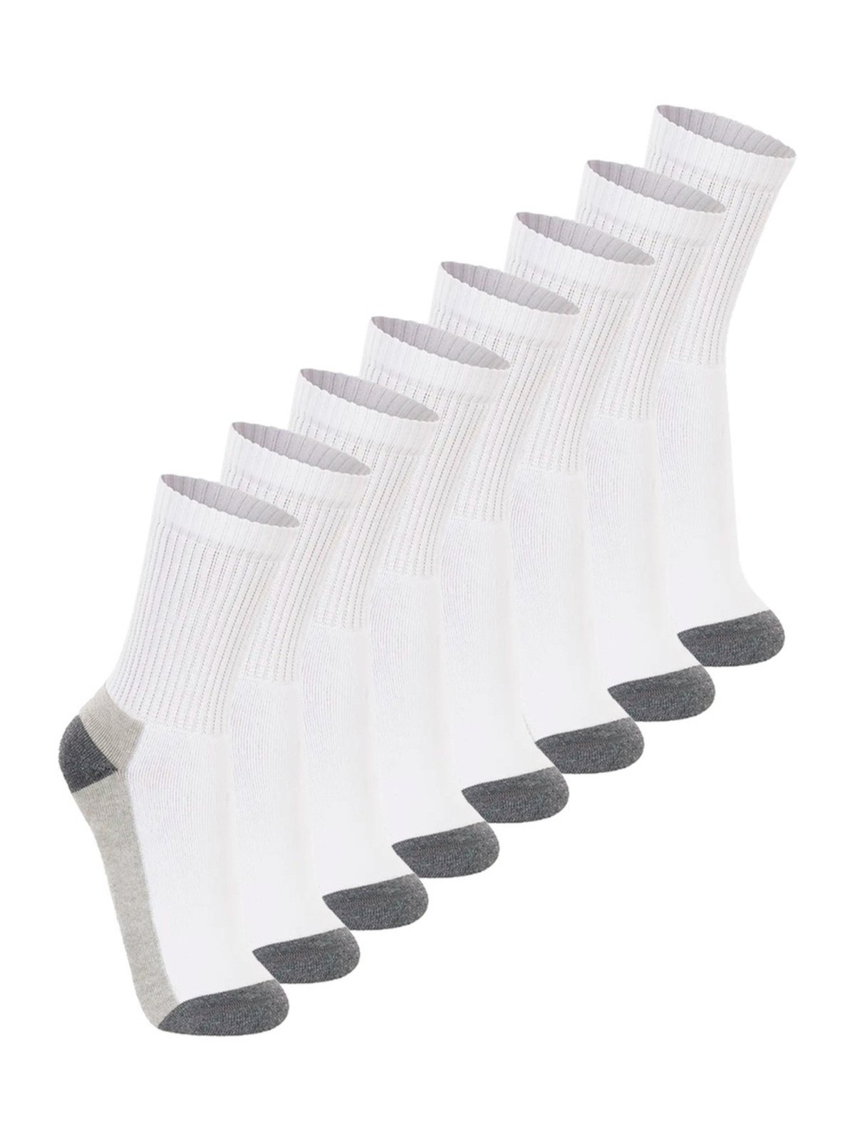 Kit com 8 Pares de Meias Esportiva Cano Longo Lupo 3250-002