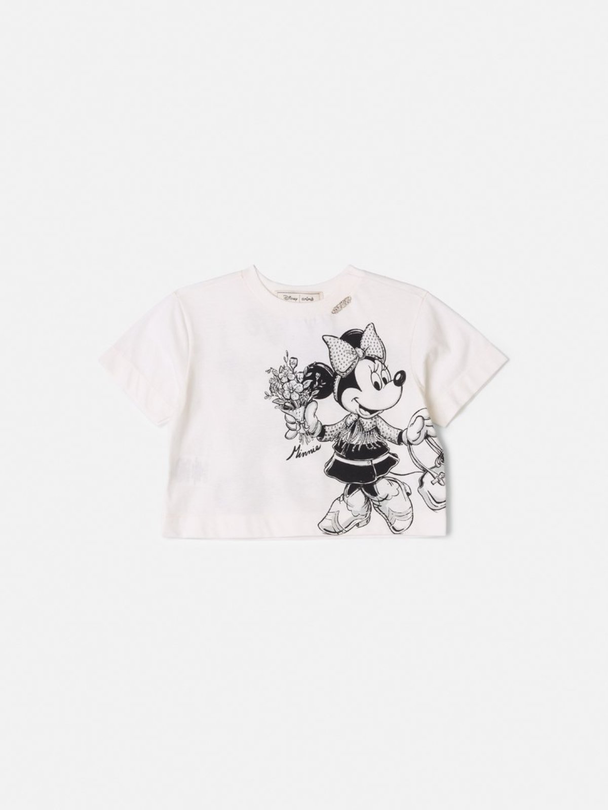 Infantil - Blusa Menina Animê da Disney com Strass