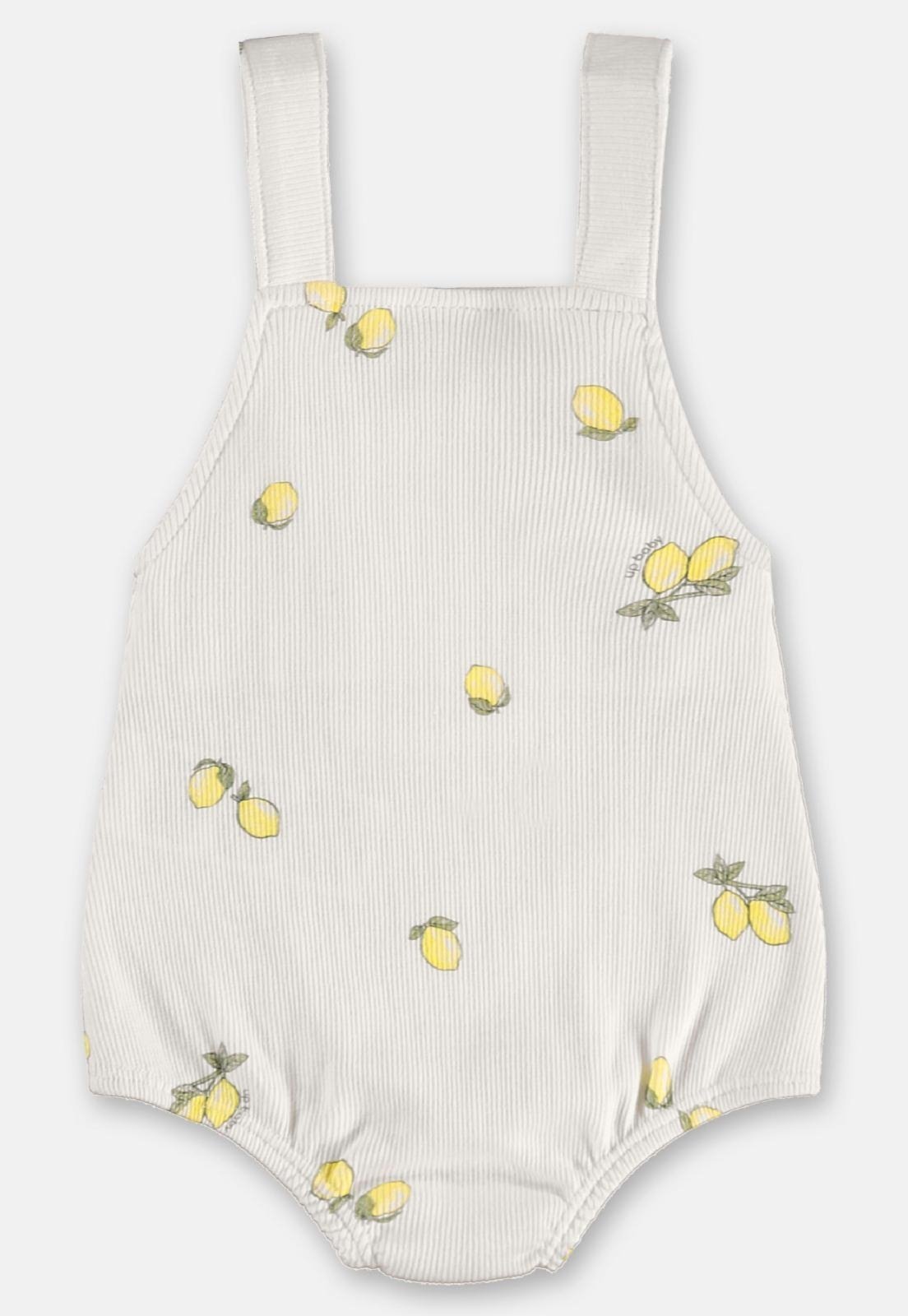 Vista 3 Infantil - Jardineira Unissex em Ribana Up Baby marrom Up Baby marrom