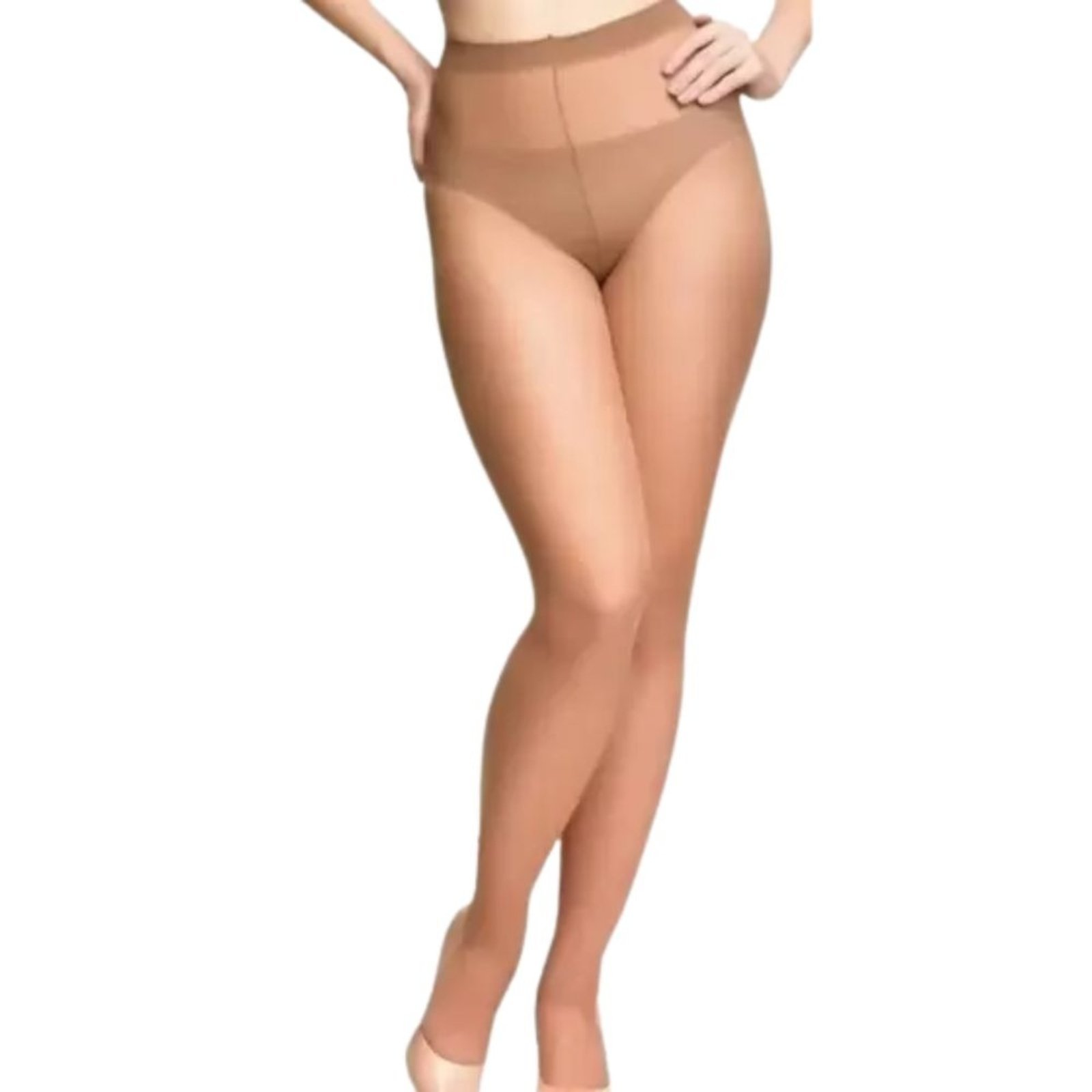 2 Meia Calça Feminina Fina Fio 15 Transparente Adulto Trifil