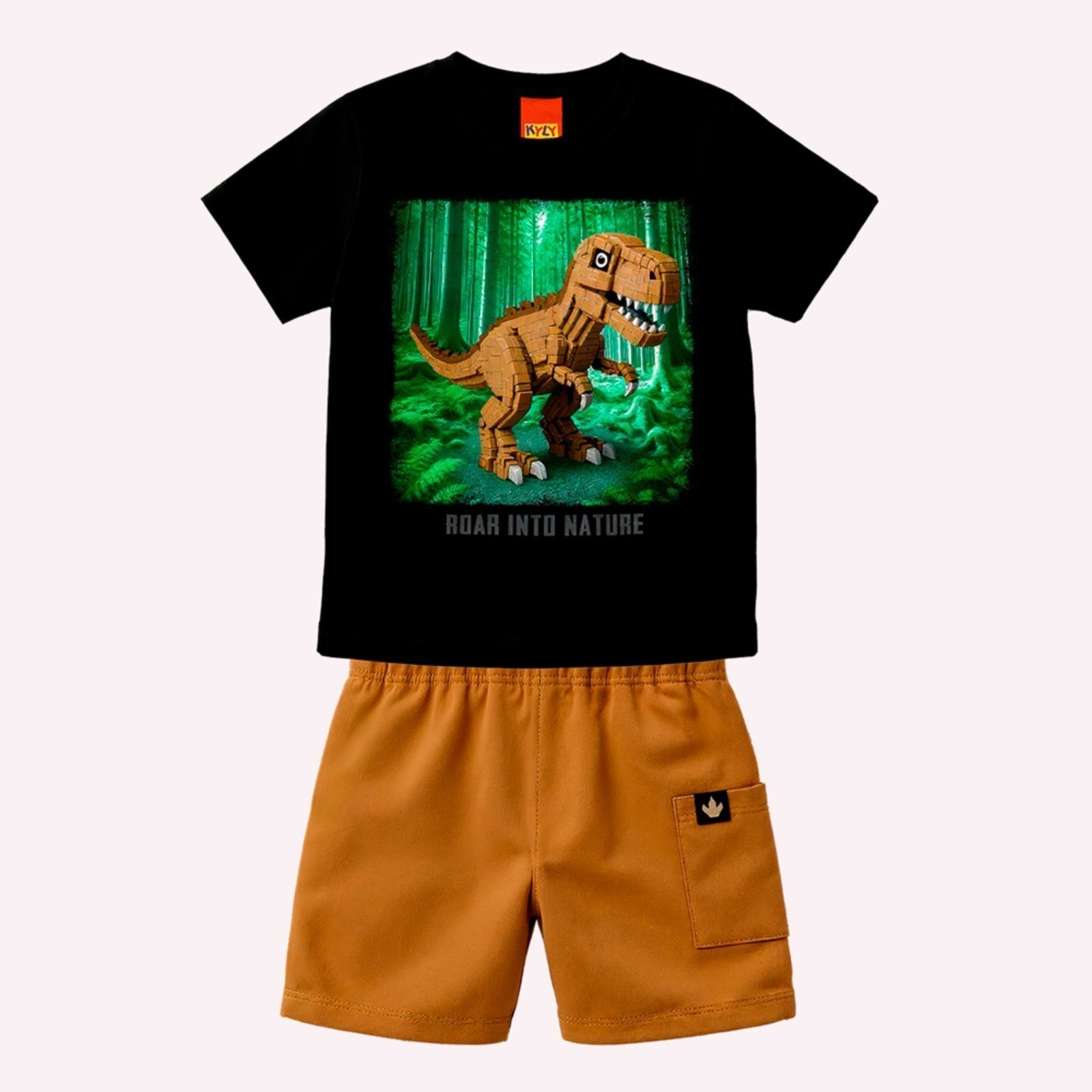 Infantil - Conjunto Dinossauros Menino Kyly