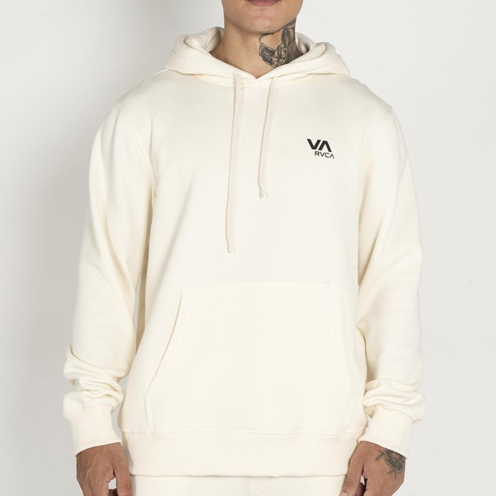 Moletom RVCA Canguru VA Essential 270G WT25 Off White