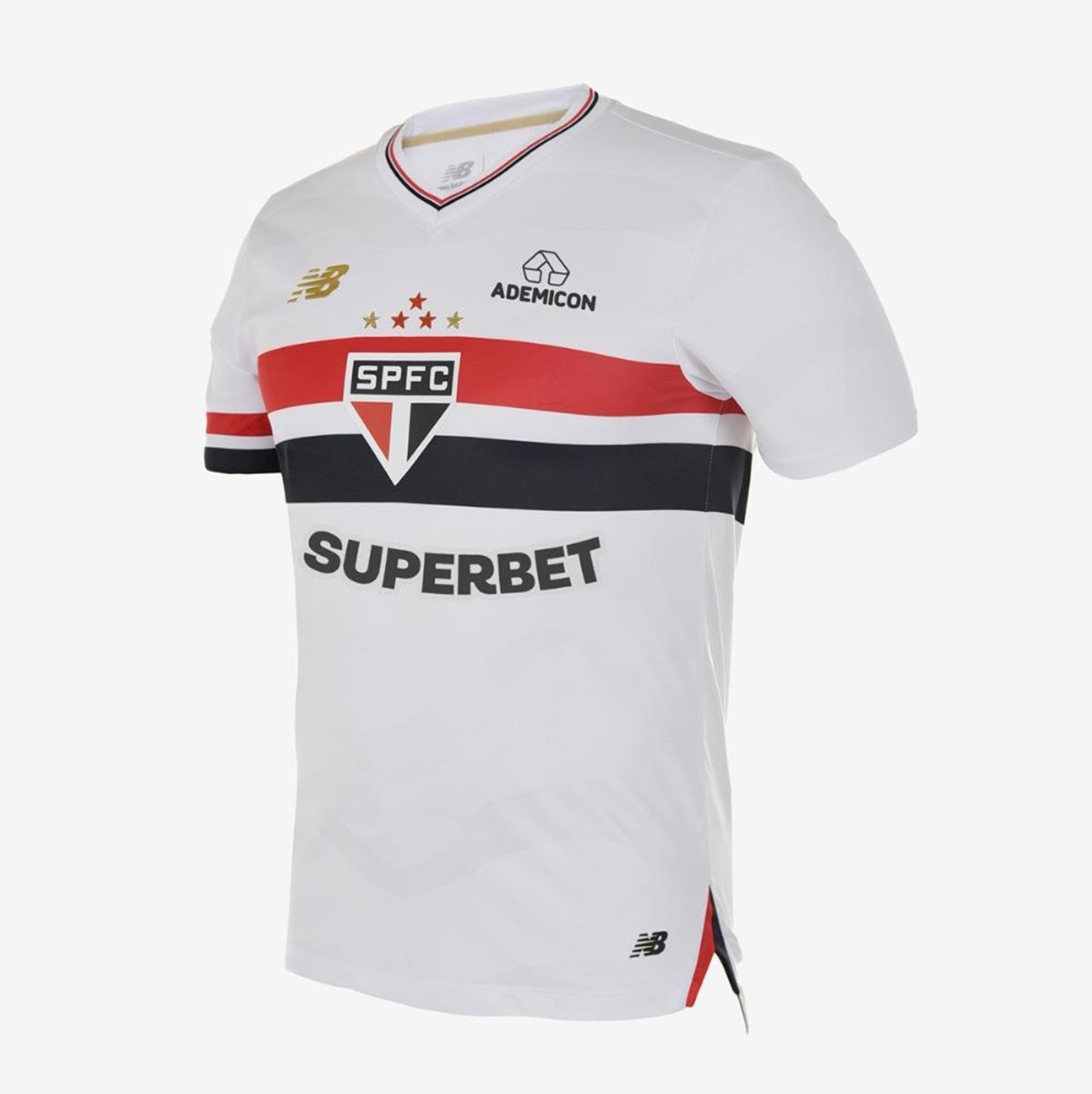 Vista 3 Camisa Jogador Home Spfc 2025 C Masculina incolor incolor