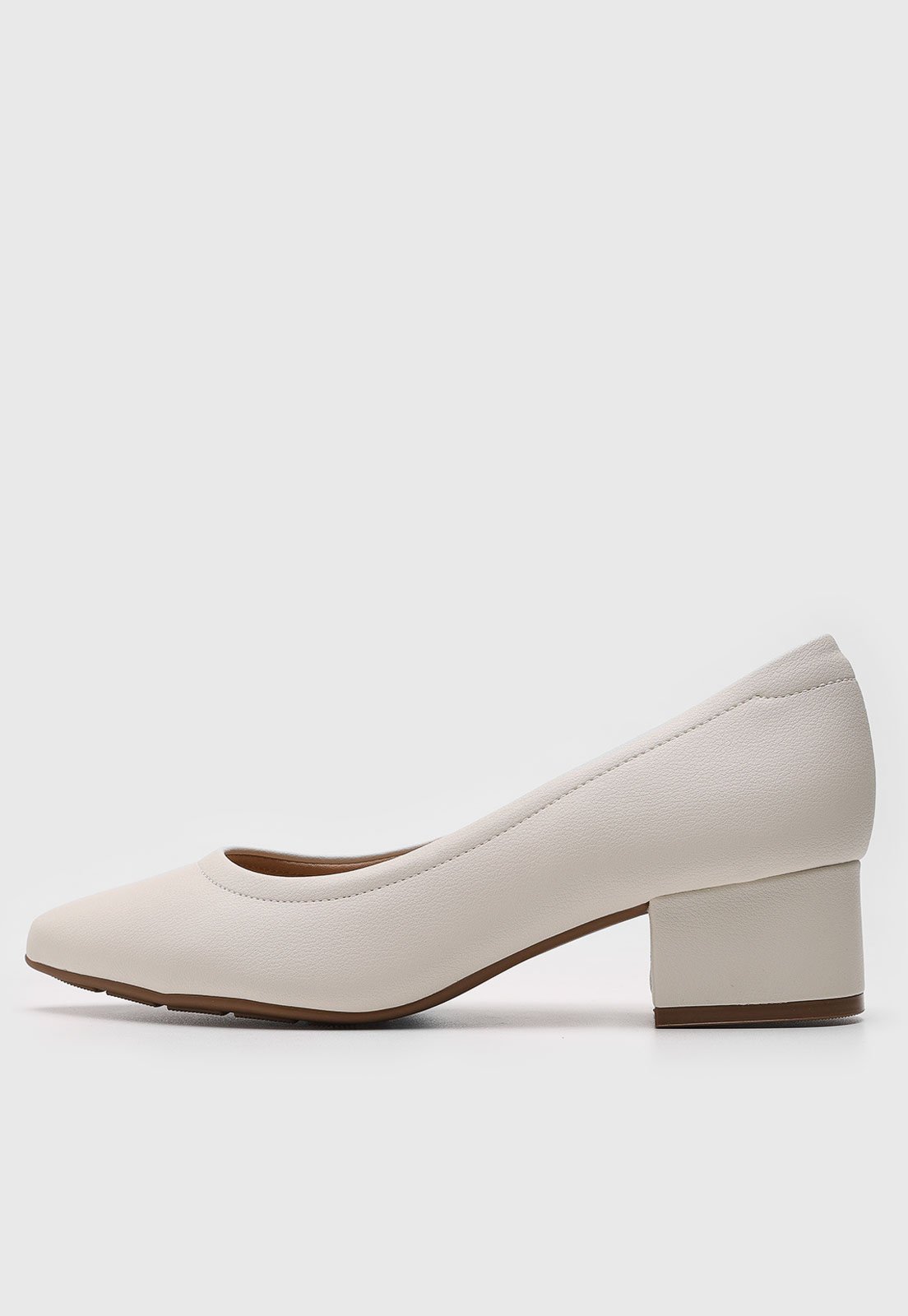 Scarpin Modare Liso Branca