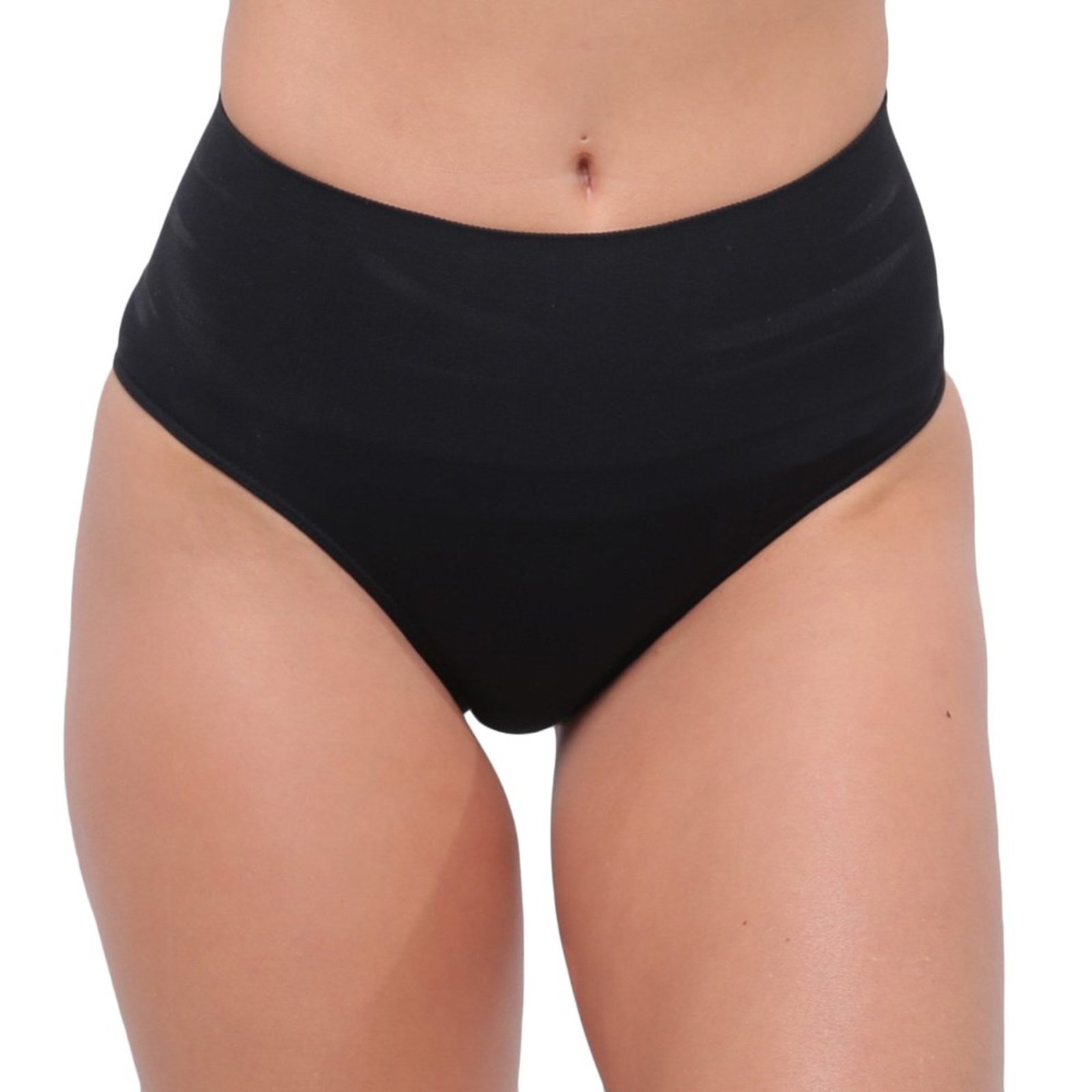 Vista 3 Kit 3 Calcinhas Redutora Selene Sem Costura Feminino preto SELENE preto