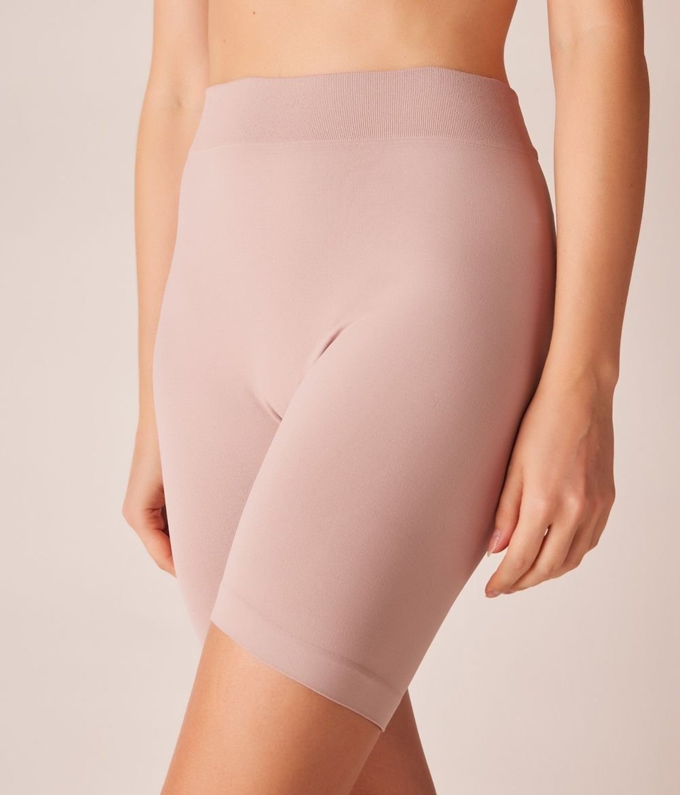 Bermuda Underwear Basica Feminina Nude
