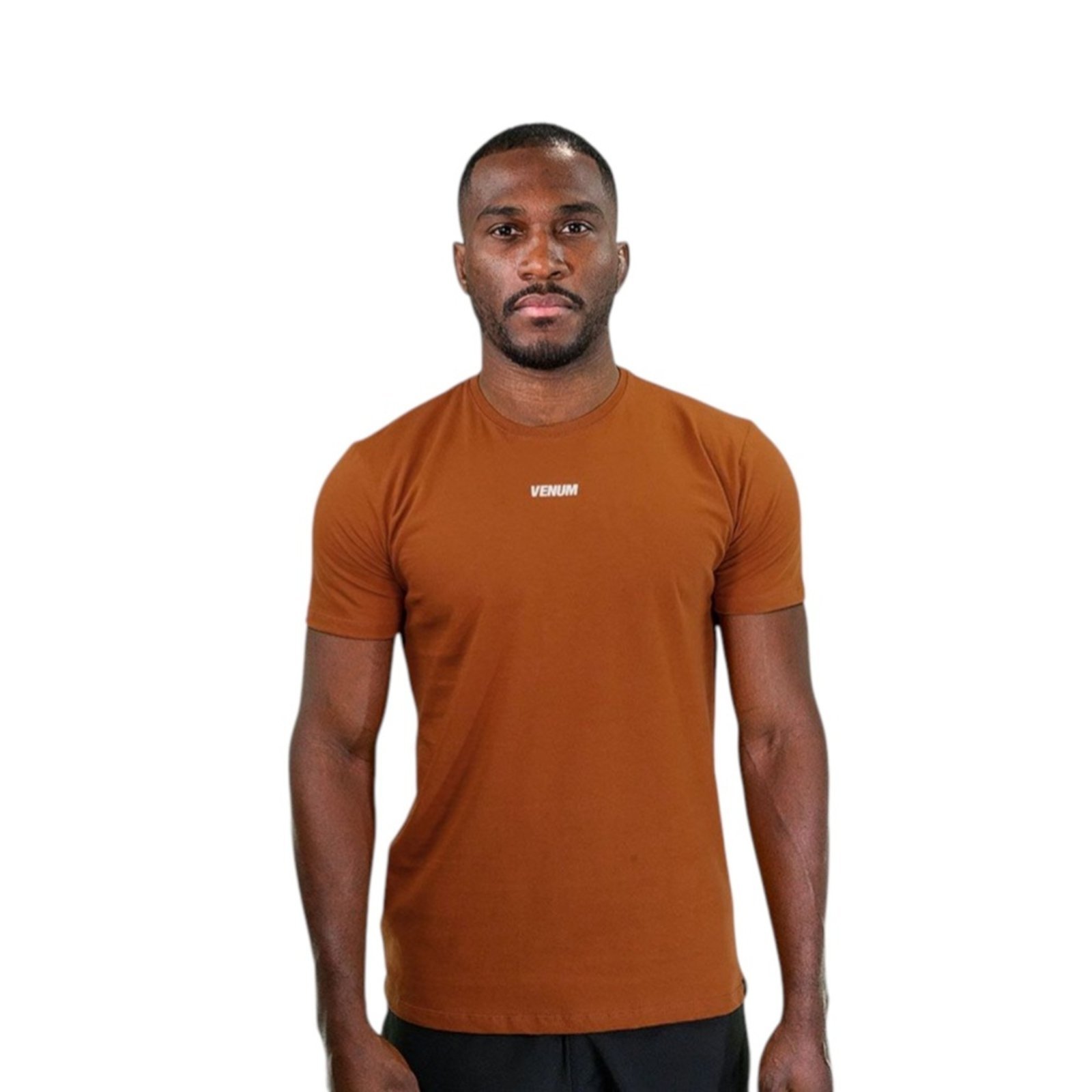 Camiseta Venum Basic Evo Masculina 100% Algodão Ultra Premium - Amber
