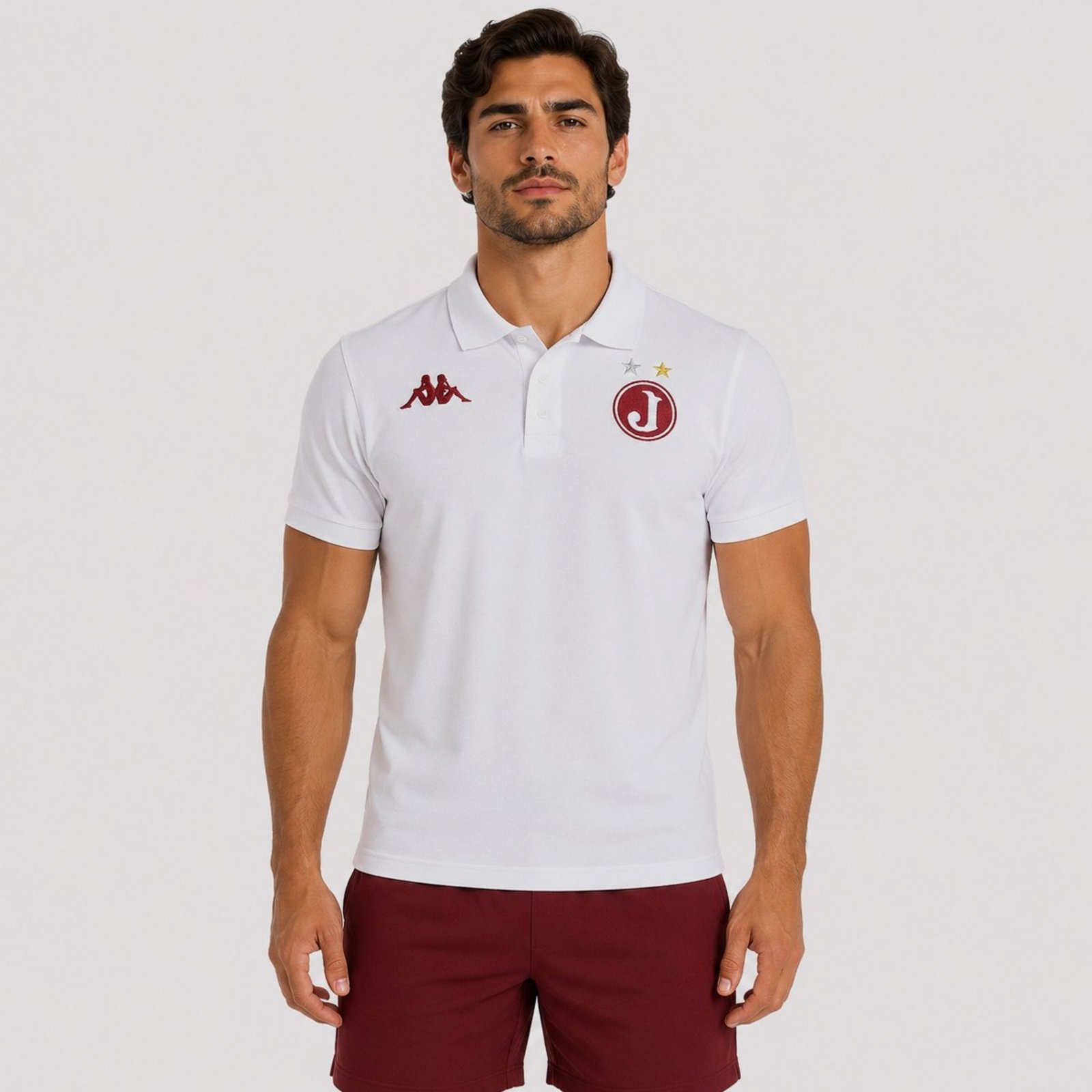 Polo Kappa Juventus da Mooca Piquet 2026 Branca