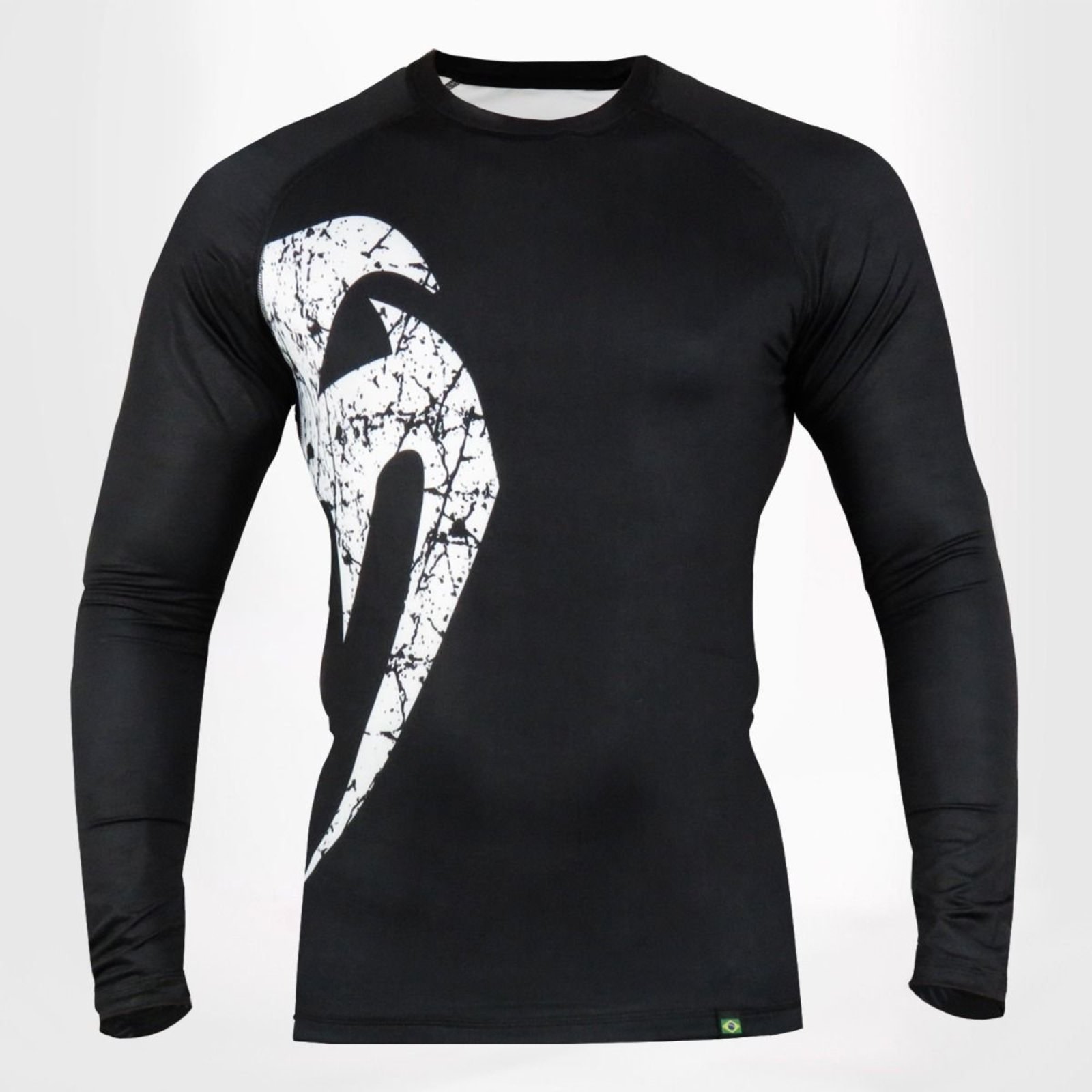 Rashguard Venum Giant Classic Black Manga Longa Compressão
