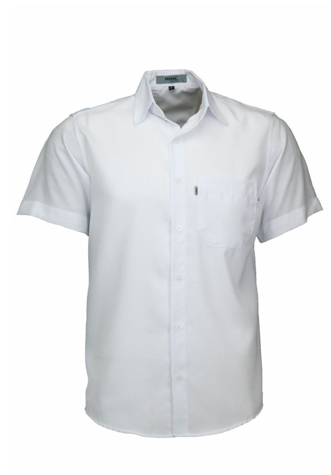 Camisa Masculina Não Amassa Amil Microleve Com Bolso