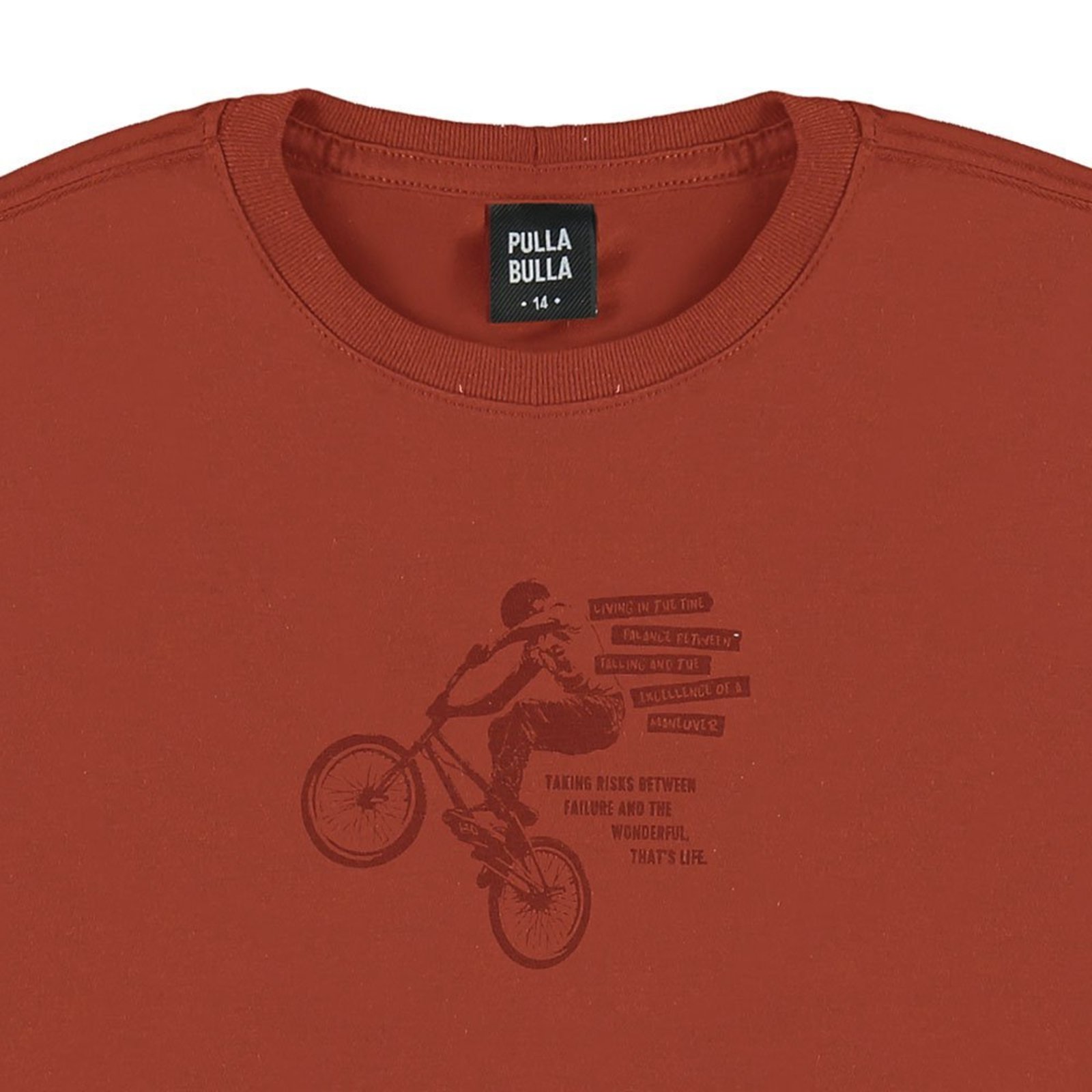Infantil - Camiseta Vermelho Juvenil Pulla Bulla Menino - 55460-1137