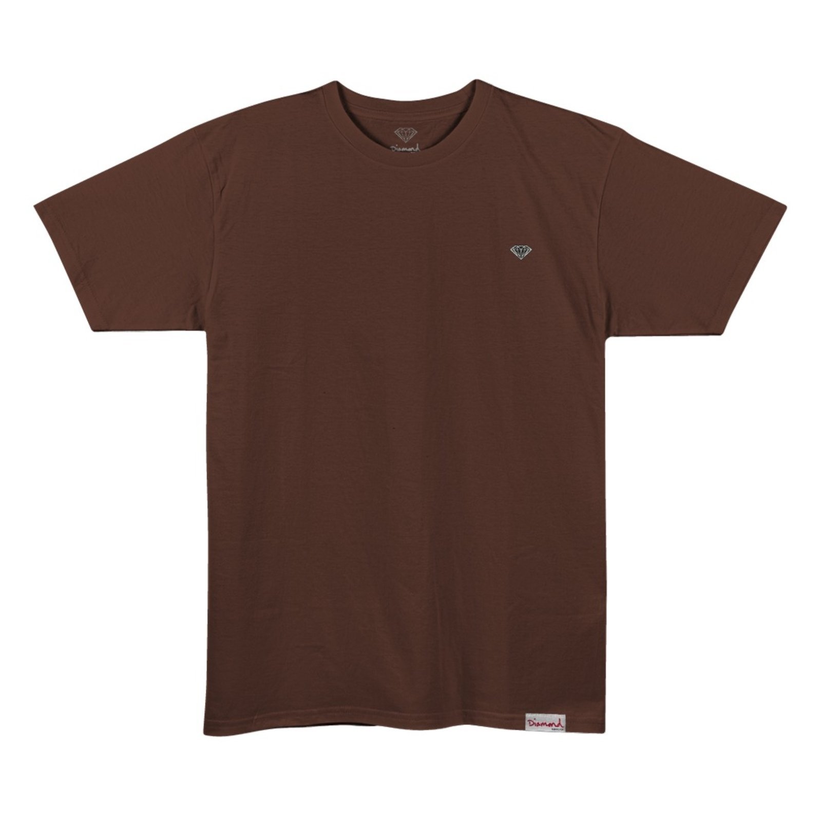 Vista 2 Camiseta Diamond Mini Label Tee - CHOCOLATE marrom Diamond marrom