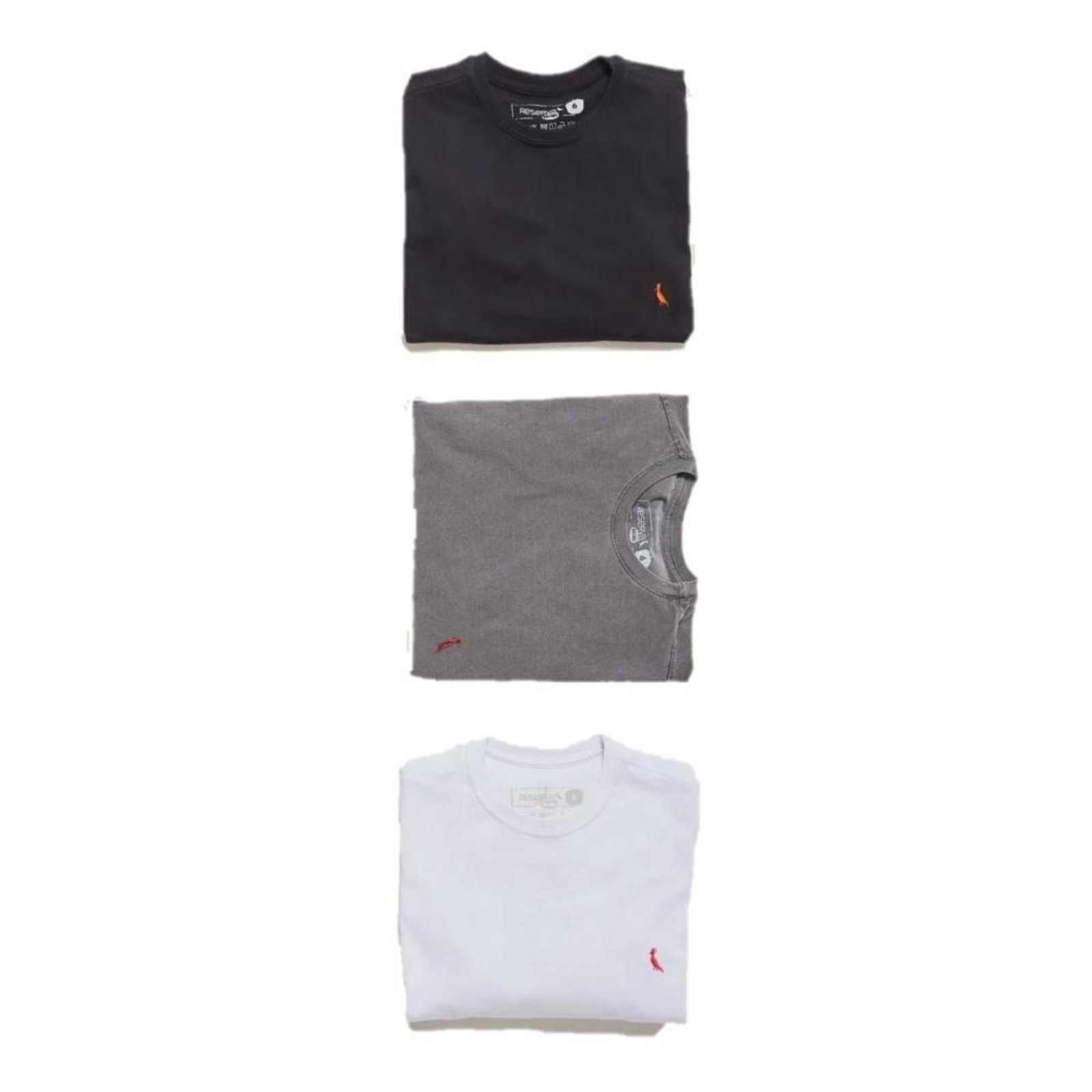 Infantil - Kit 3 Camisetas Brasa Reserva Mini Preto