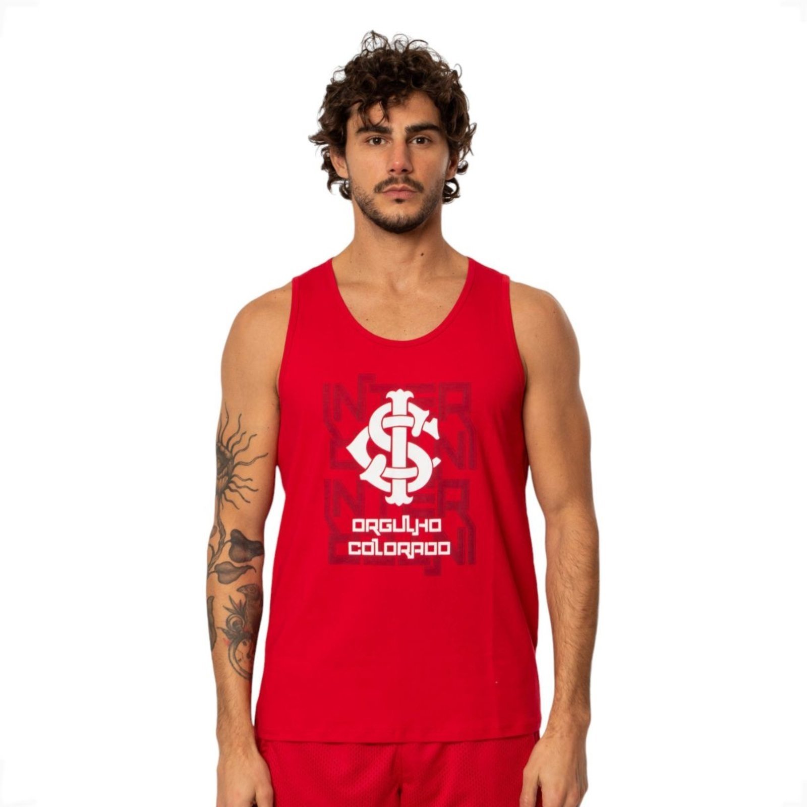 Camiseta Regata Internacional Oficial Orgulho Colorado Surf Center Vermelho